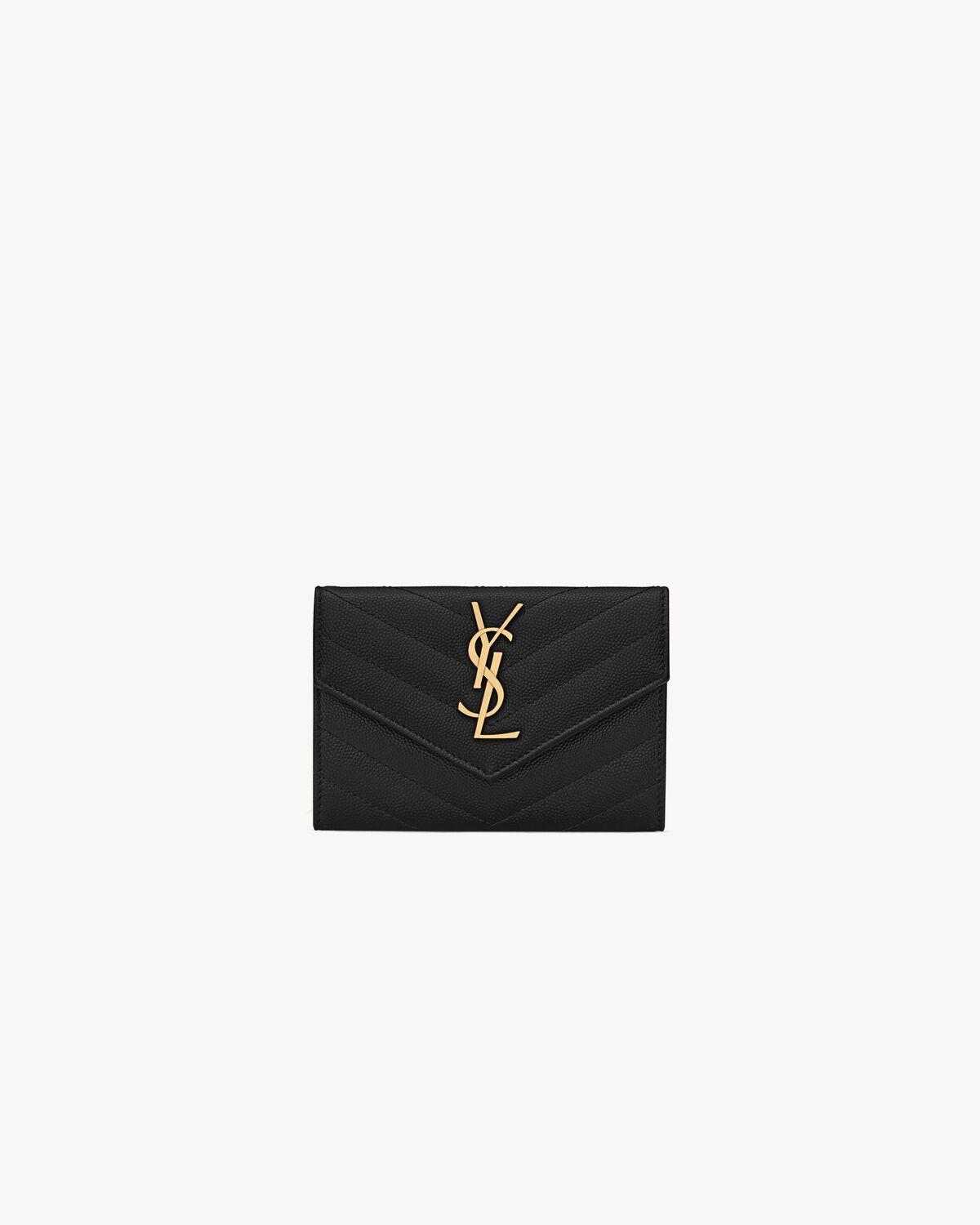 TINY CASSANDRE card case in matte leather | Saint Laurent | YSL.com Product Image