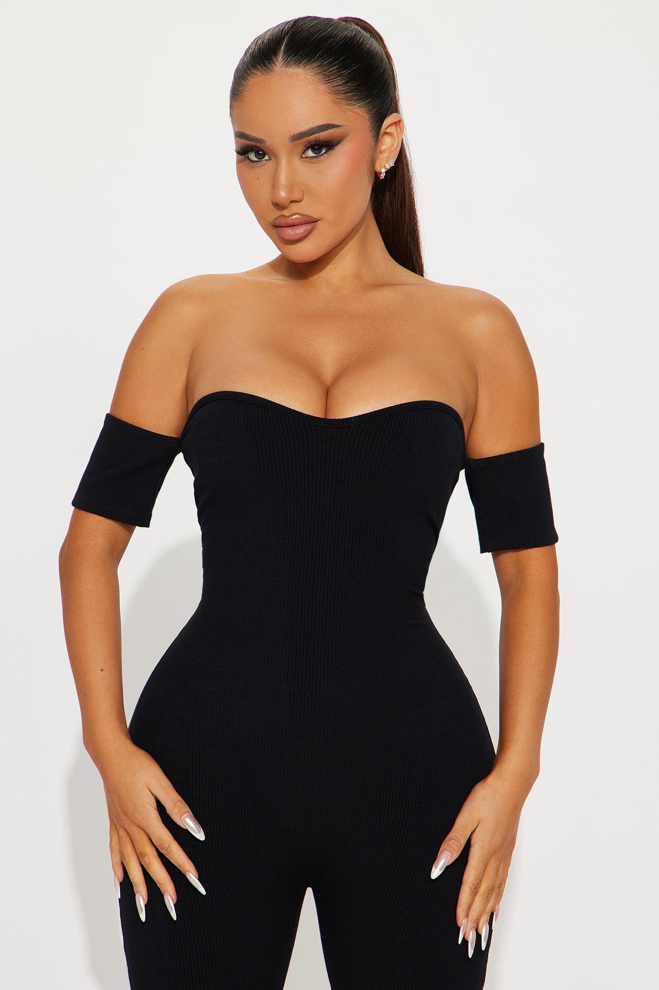 Rosalie Snatched Jumpsuit - Black Product Image