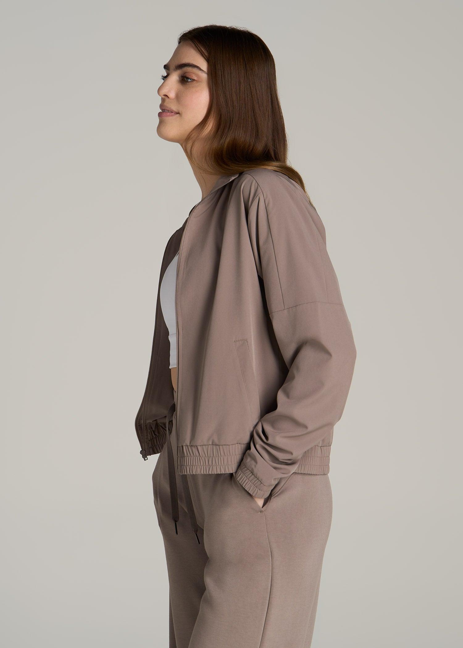 Layer Up Jacket for Tall Women in Portobello Female Product Image