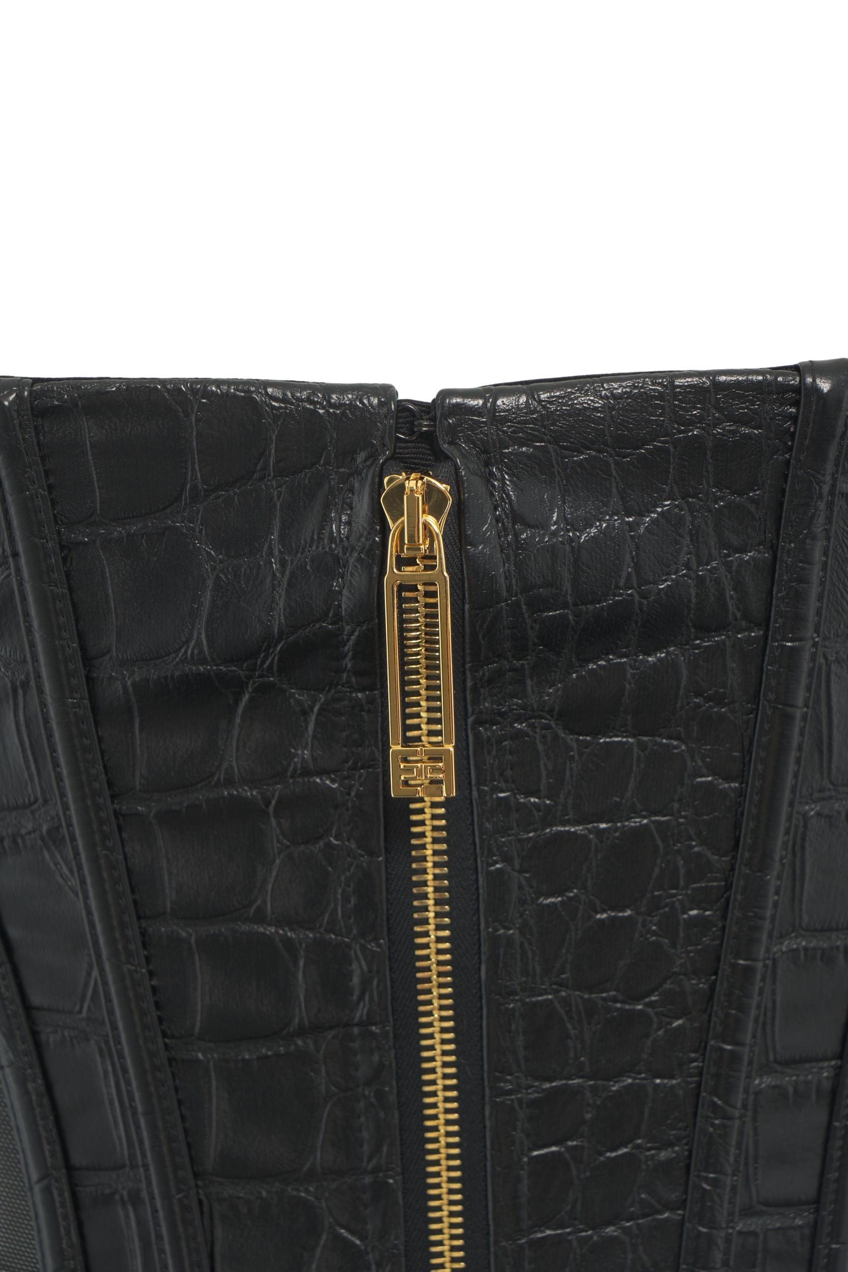 Top with crocodile embossing Product Image