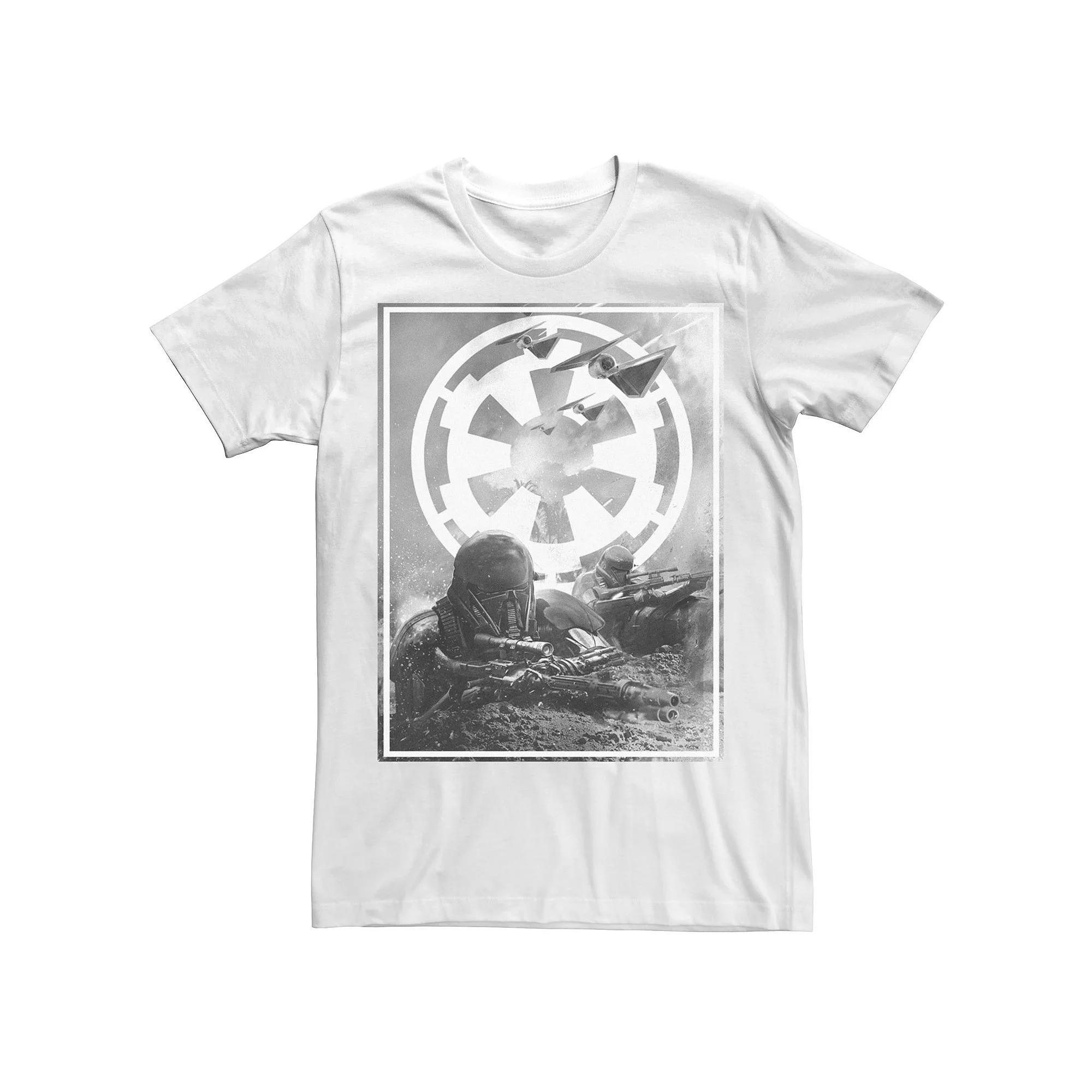 Men's Star Wars Galactic Empire Poster Tee, Size: Medium, White Product Image