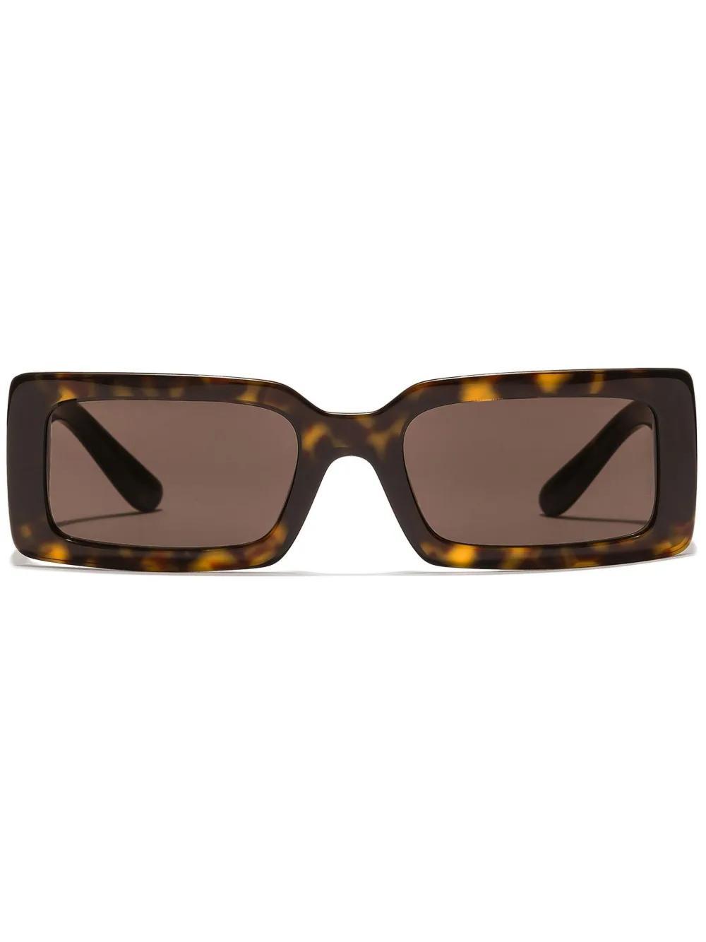 DOLCE & GABBANA Dolce&gabbana 53mm Rectangular Sunglasses In Grey Product Image