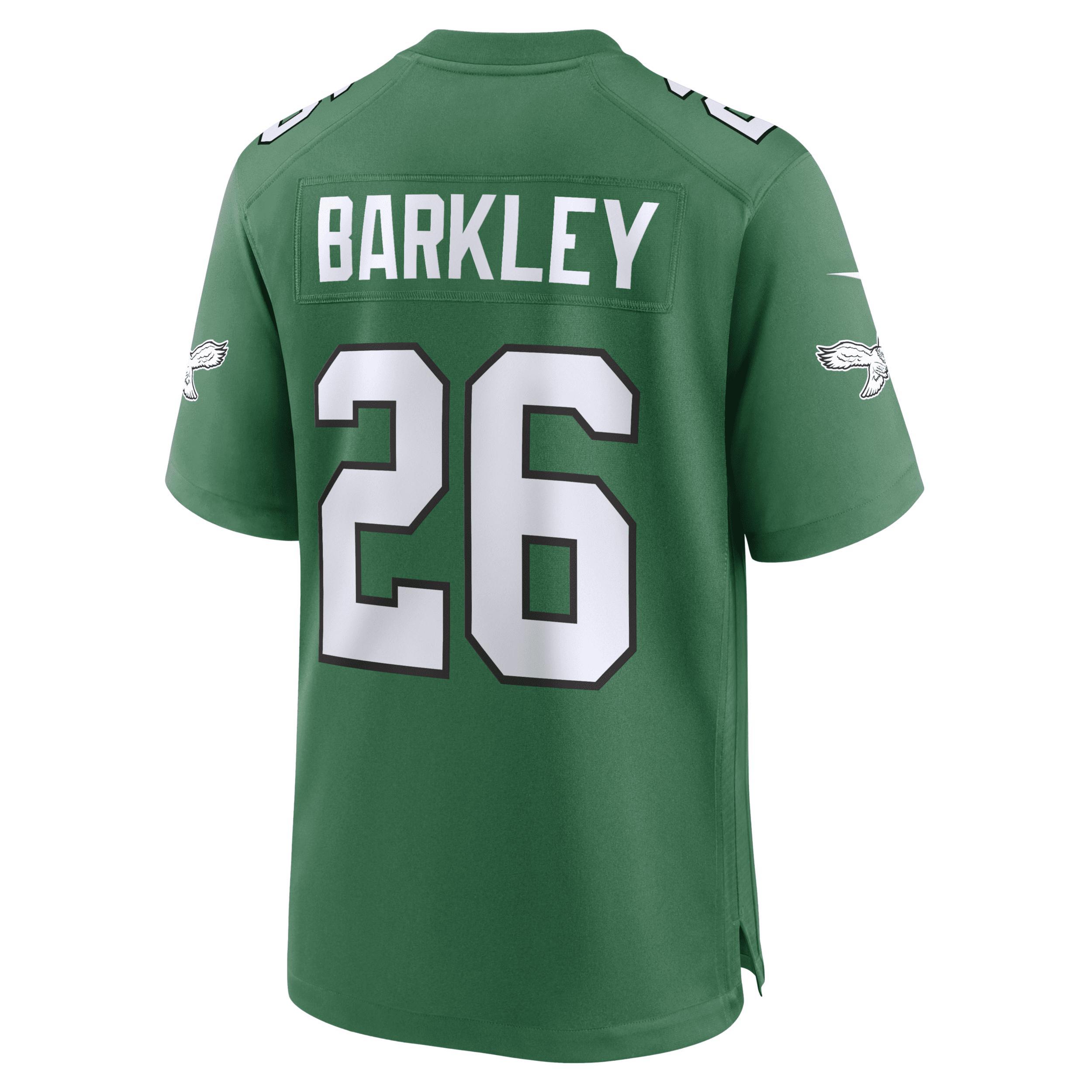 Saquon Barkley Philadelphia Eagles Nike Mens NFL Game Football Jersey | 67NM03T786F-XZ7 Product Image