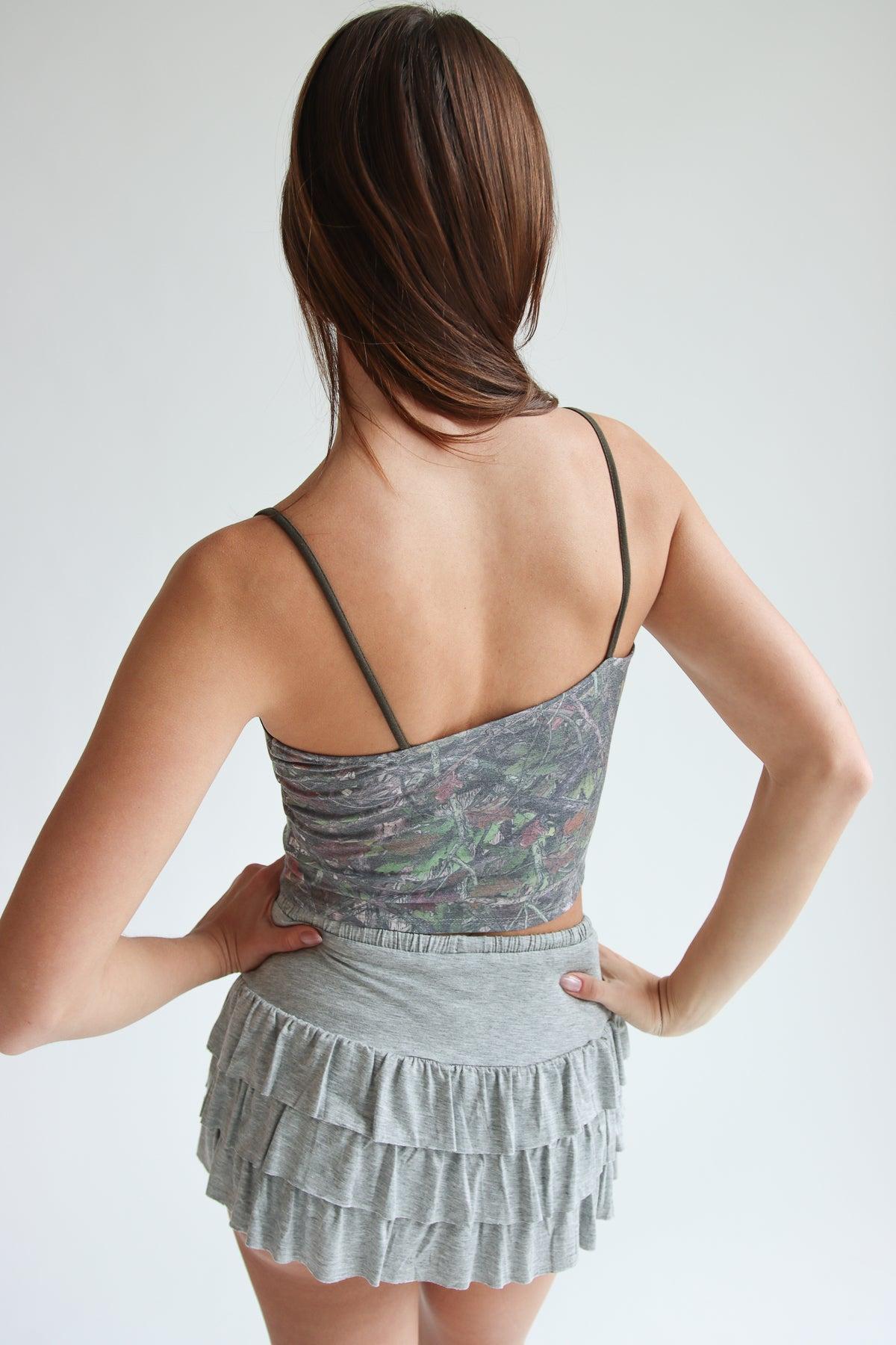 Tiered Ruffle Mini Skort Product Image