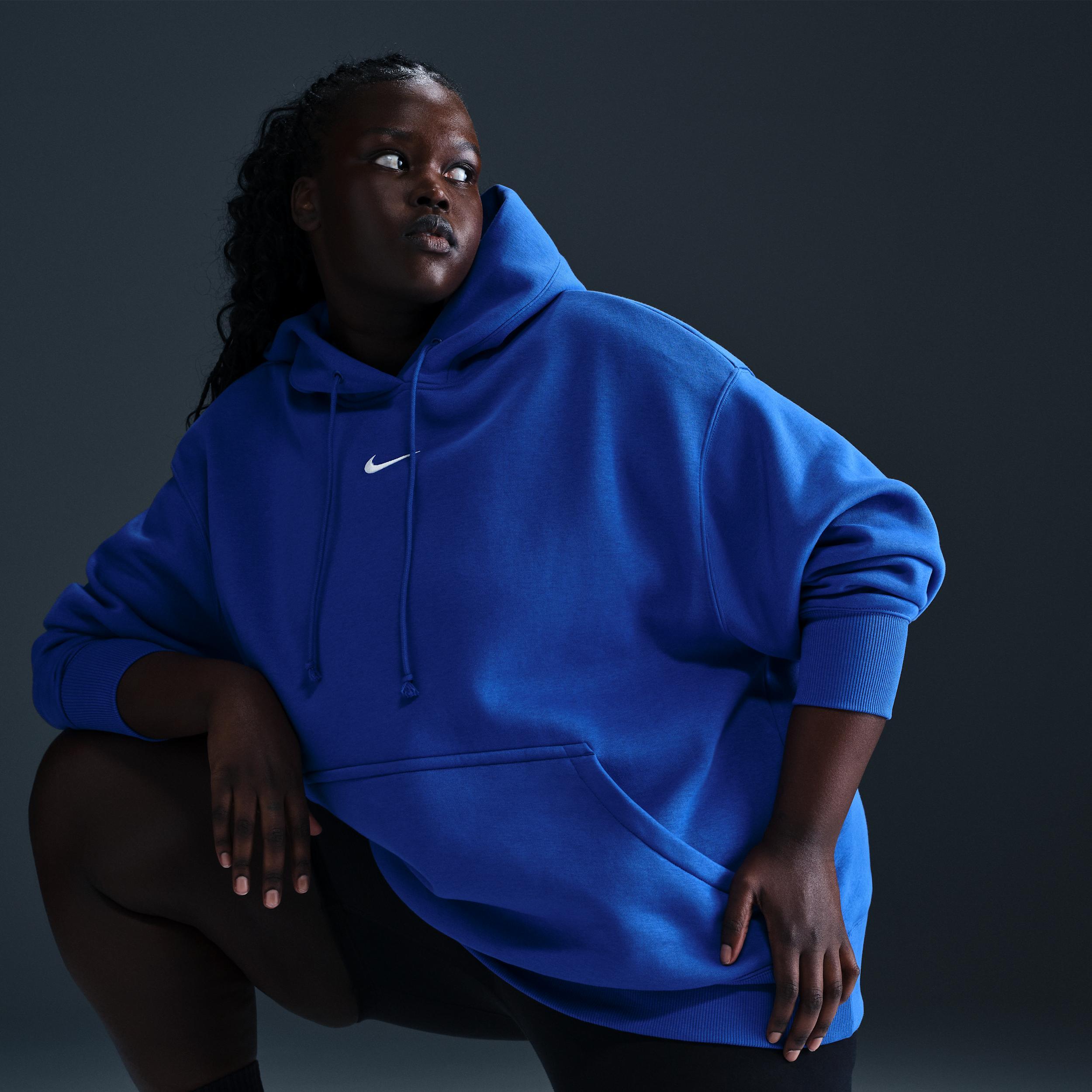 Nike Sportswear Phoenix Fleece Women's Oversized Pullover Hoodie (Plus Size) Product Image