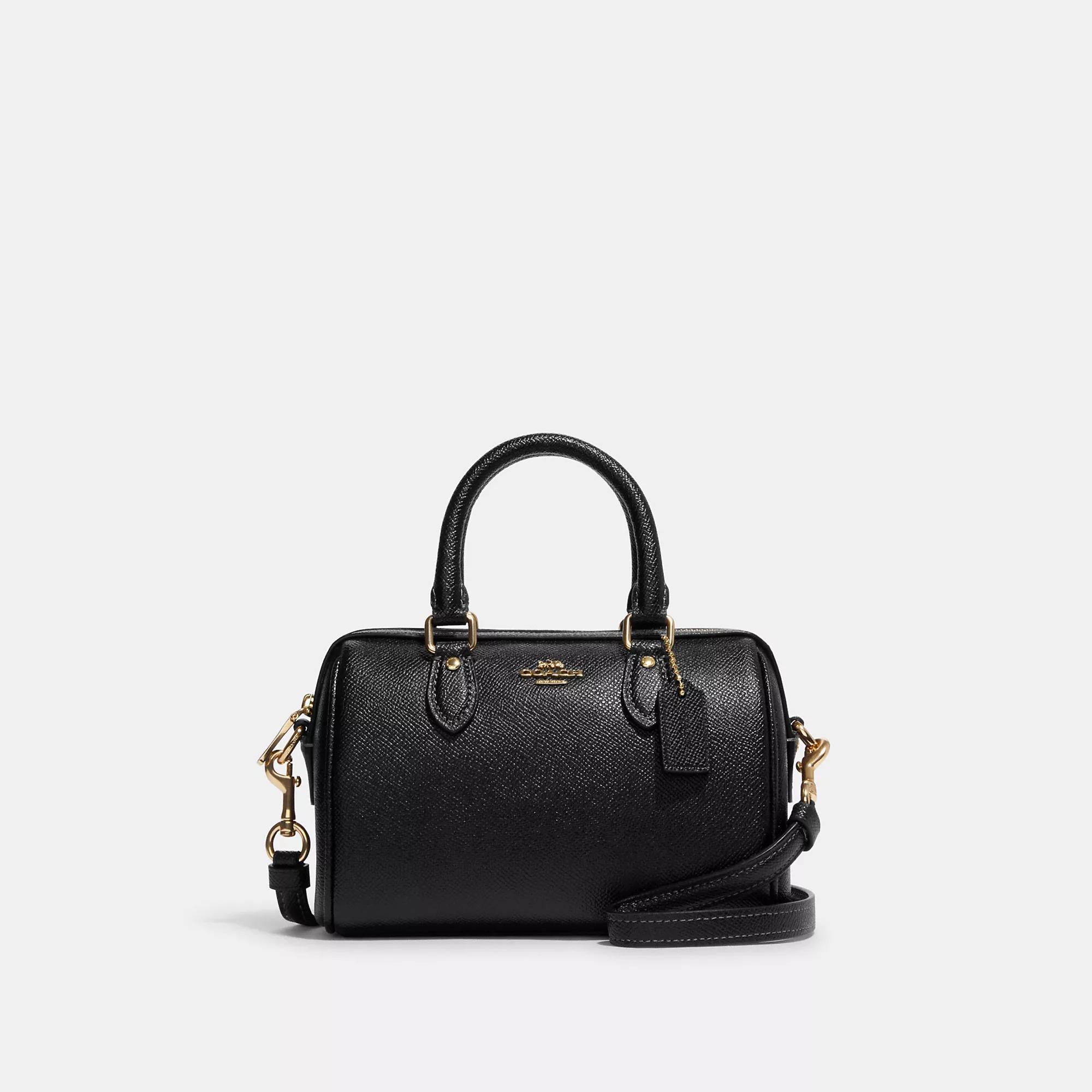 COACH Mini Rowan Crossbody In Black Product Image