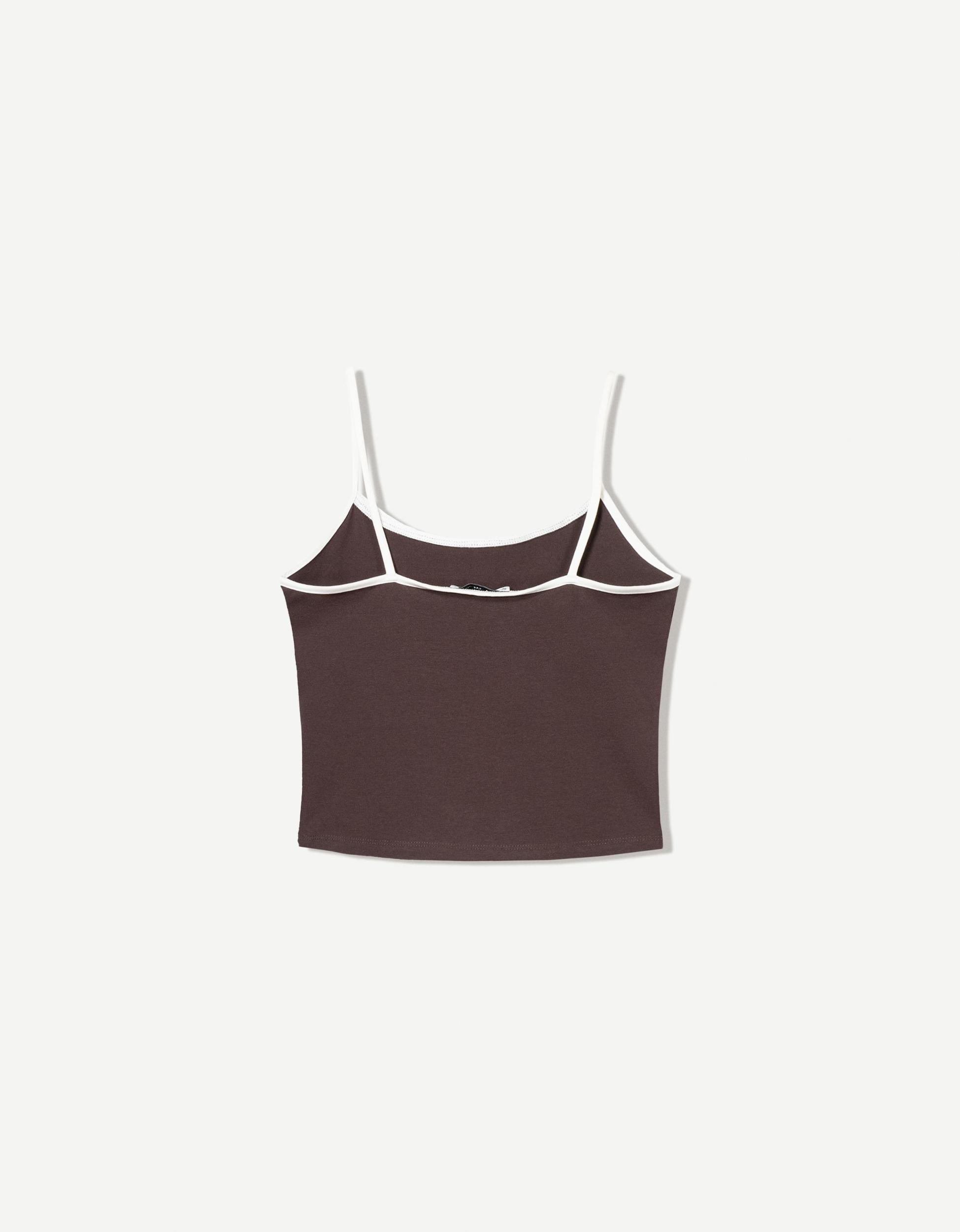 Printed top with straps Product Image