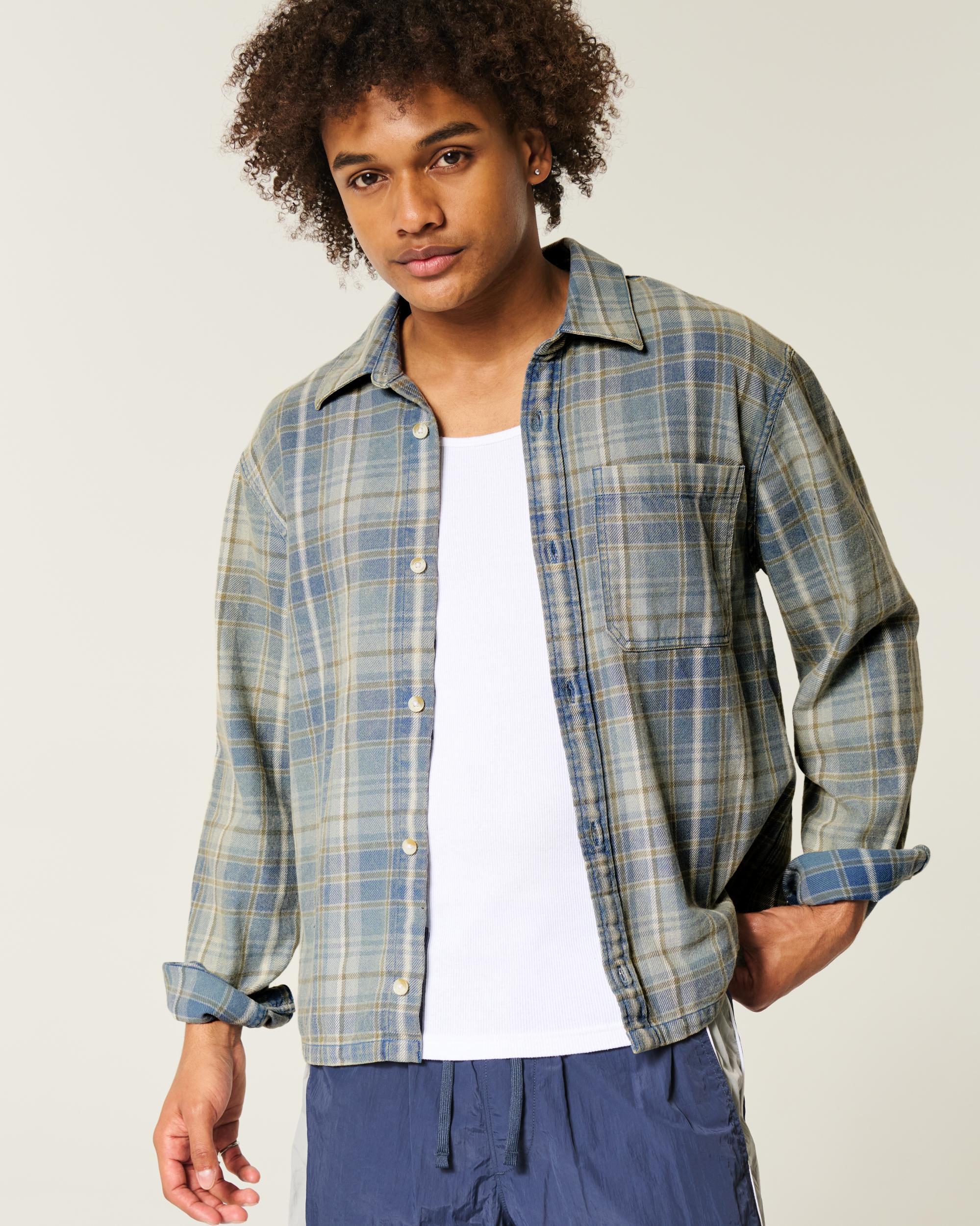 Long-Sleeve Flannel Shirt Product Image