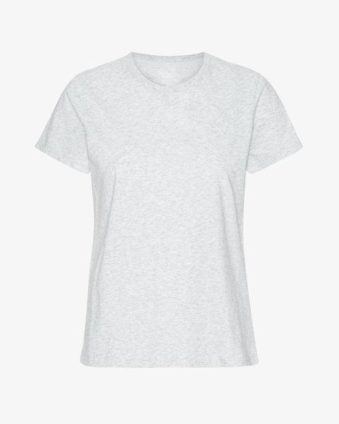 Women Light Organic Tee - Snow Melange Product Image