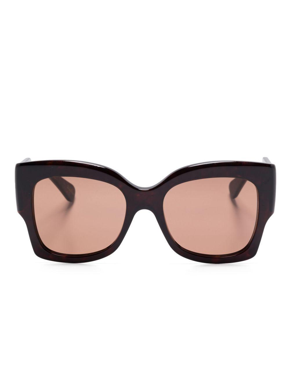 CHLOÉ Cat-eye Sunglasses In Brown Product Image