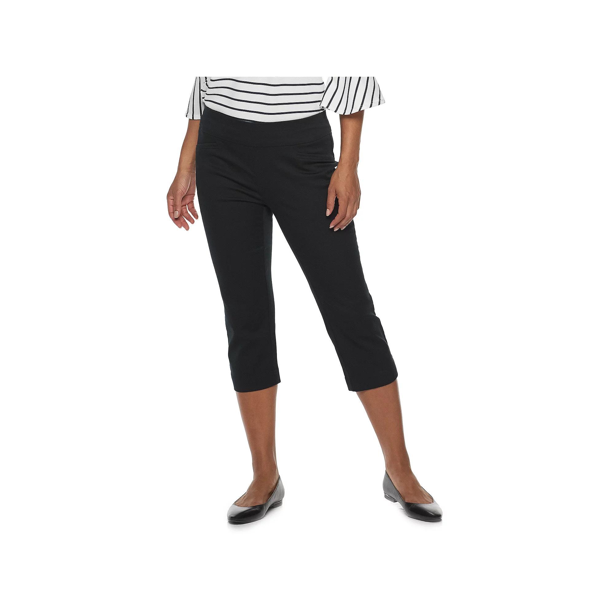 Petite Croft & Barrow® Effortless Stretch Capri Pants, Women's,  Product Image