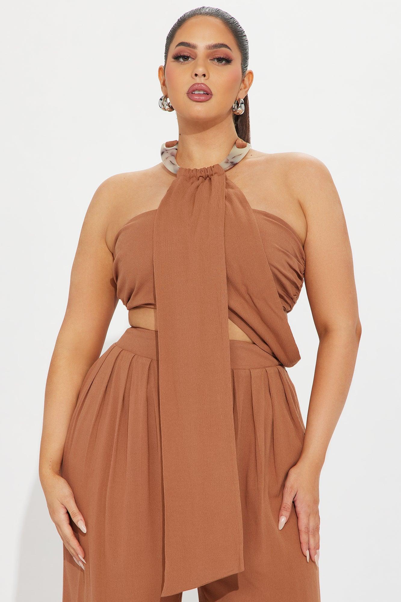 Under The Sun Pant Set - Mocha Product Image