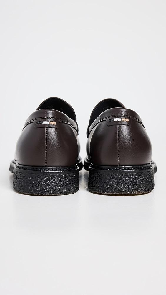 BOSS Kope Leather Moccasins | Shopbop Product Image