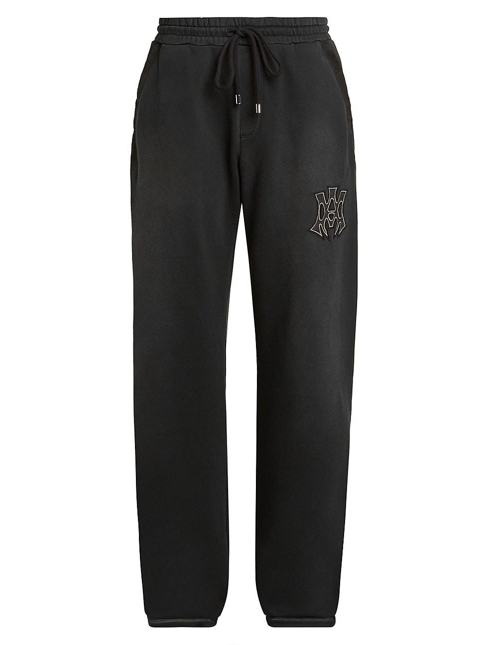 Mens Cotton Wide-Leg Sweatpants Product Image