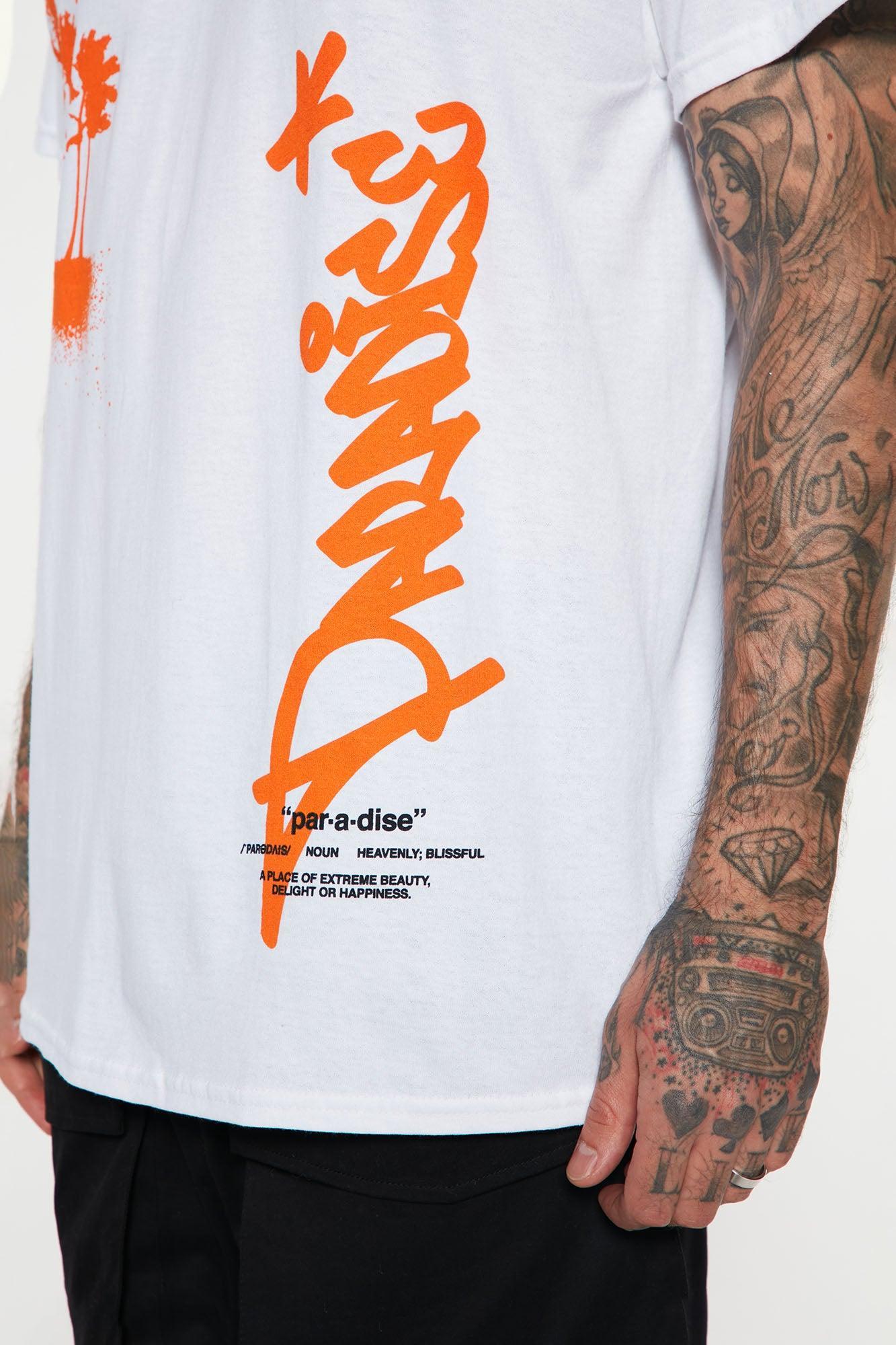 Paradise State Of Mind Short Sleeve Tee - White Product Image