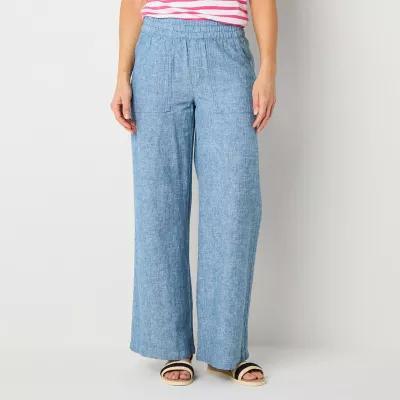 St. John's Bay-Tall Loose Fit Wide Leg Trouser Product Image