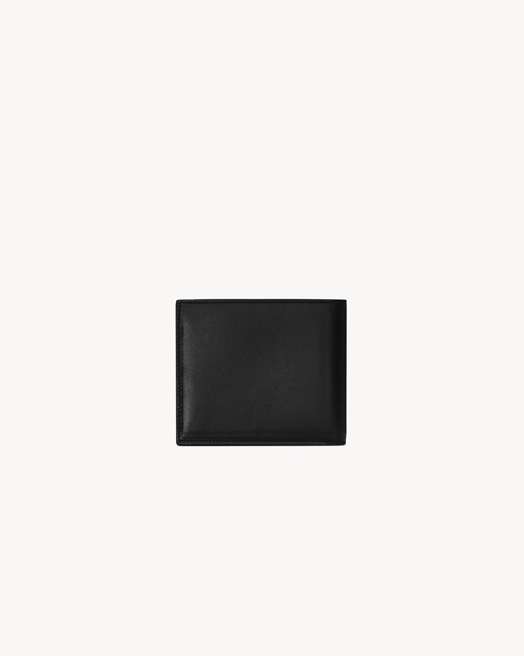 TINY CASSANDRE East/West wallet with coin purse in shiny leather Product Image