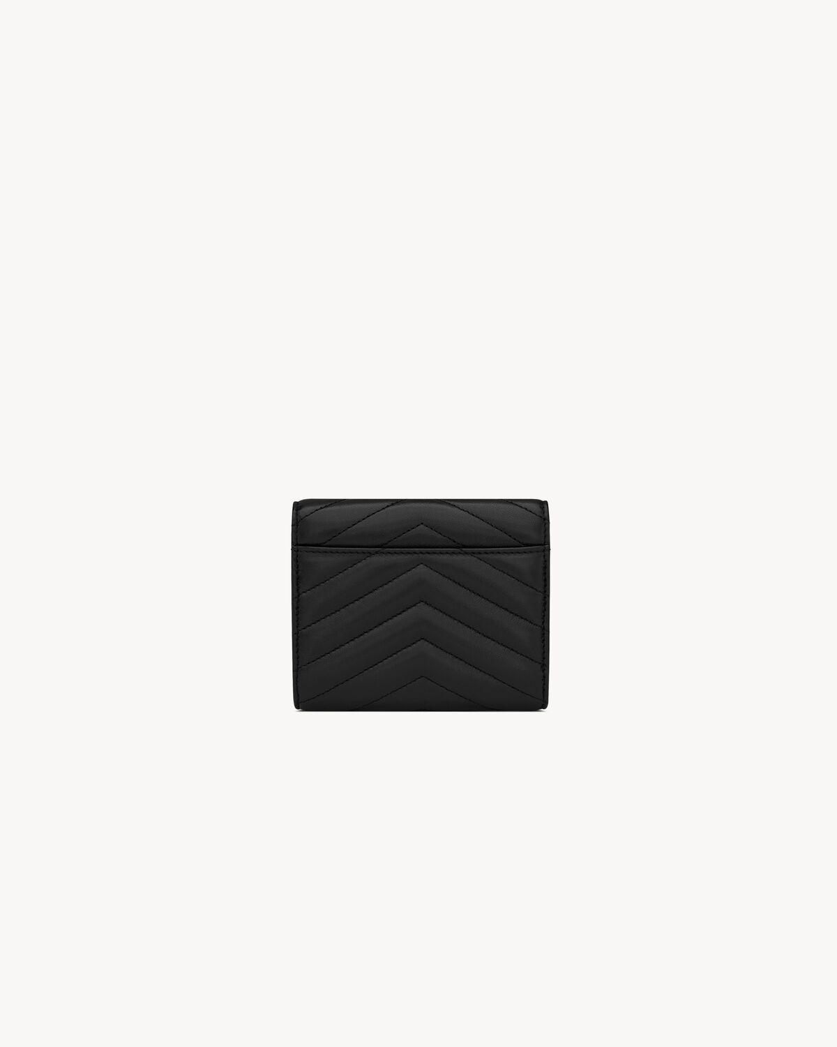 CASSANDRE MATELASSÉ compact tri fold wallet in LAMBSKIN | Saint Laurent | YSL.com Product Image