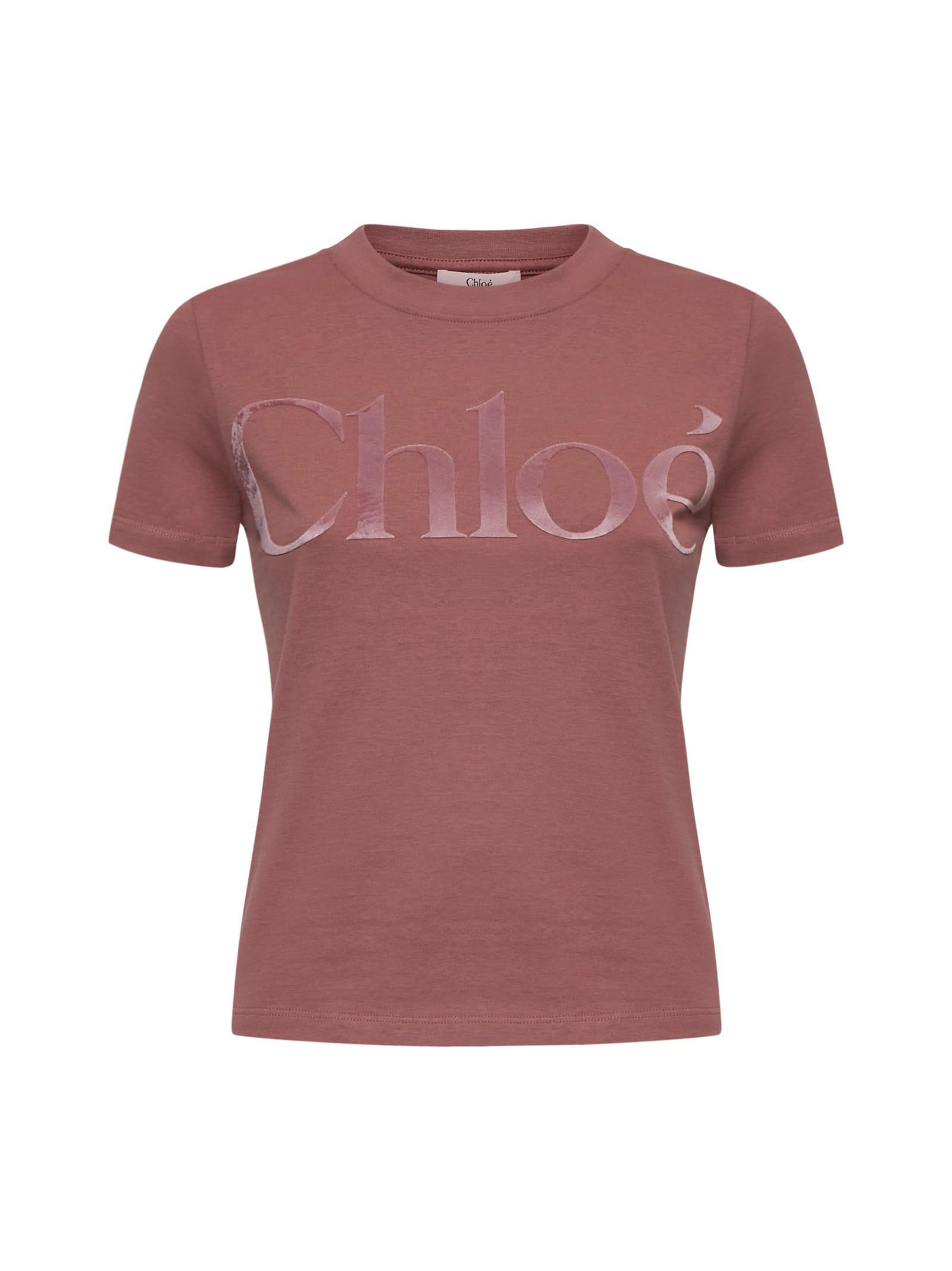 T-shirt In Dried Rose Product Image