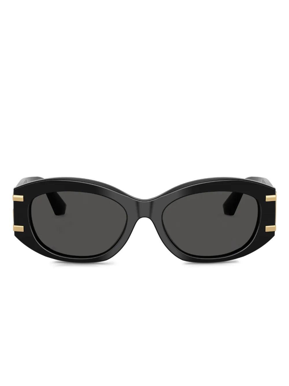 DOLCE & GABBANA Dg Logo Sunglasses In Black Product Image