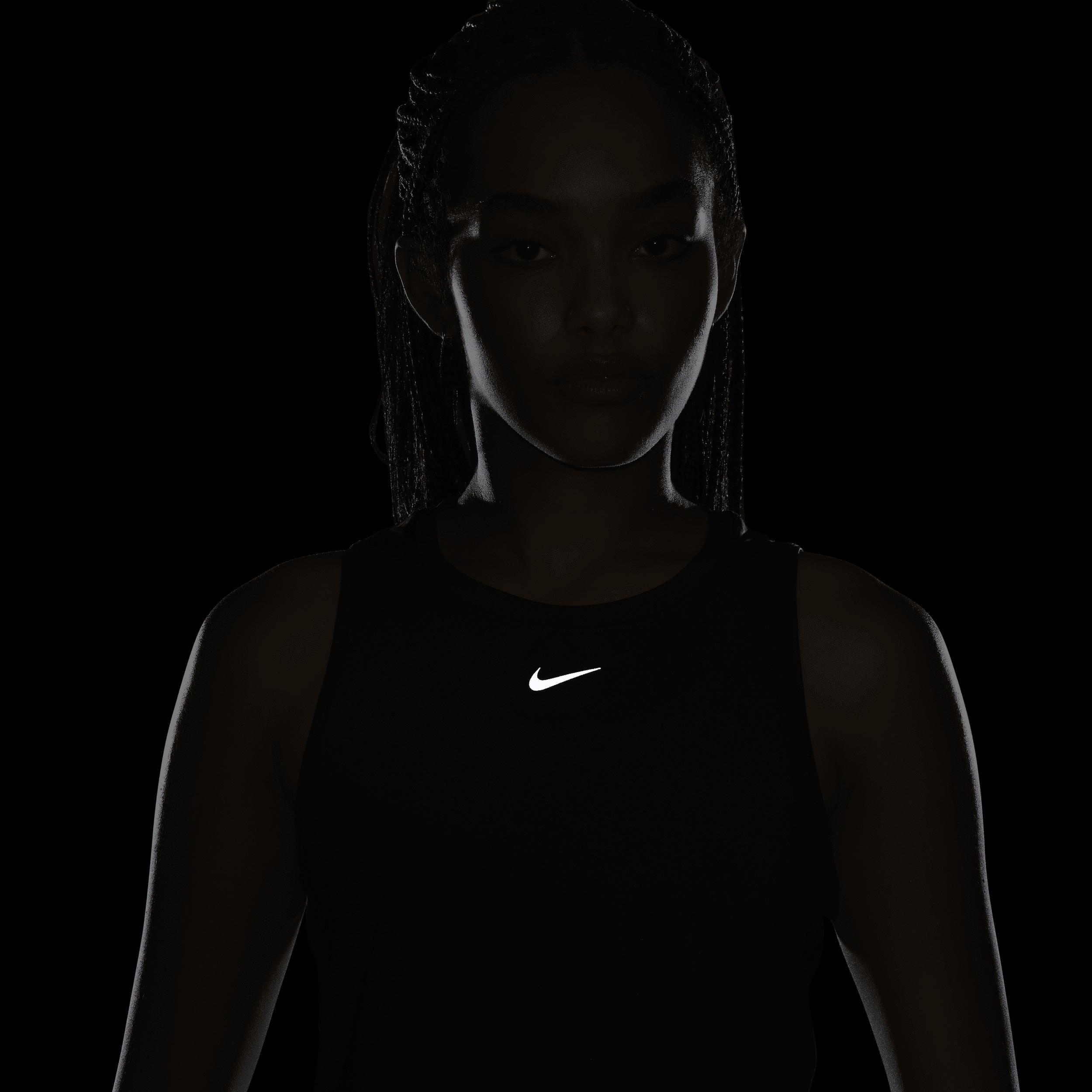 Nike Womens One Classic Dri-FIT Cropped Tank Top Product Image