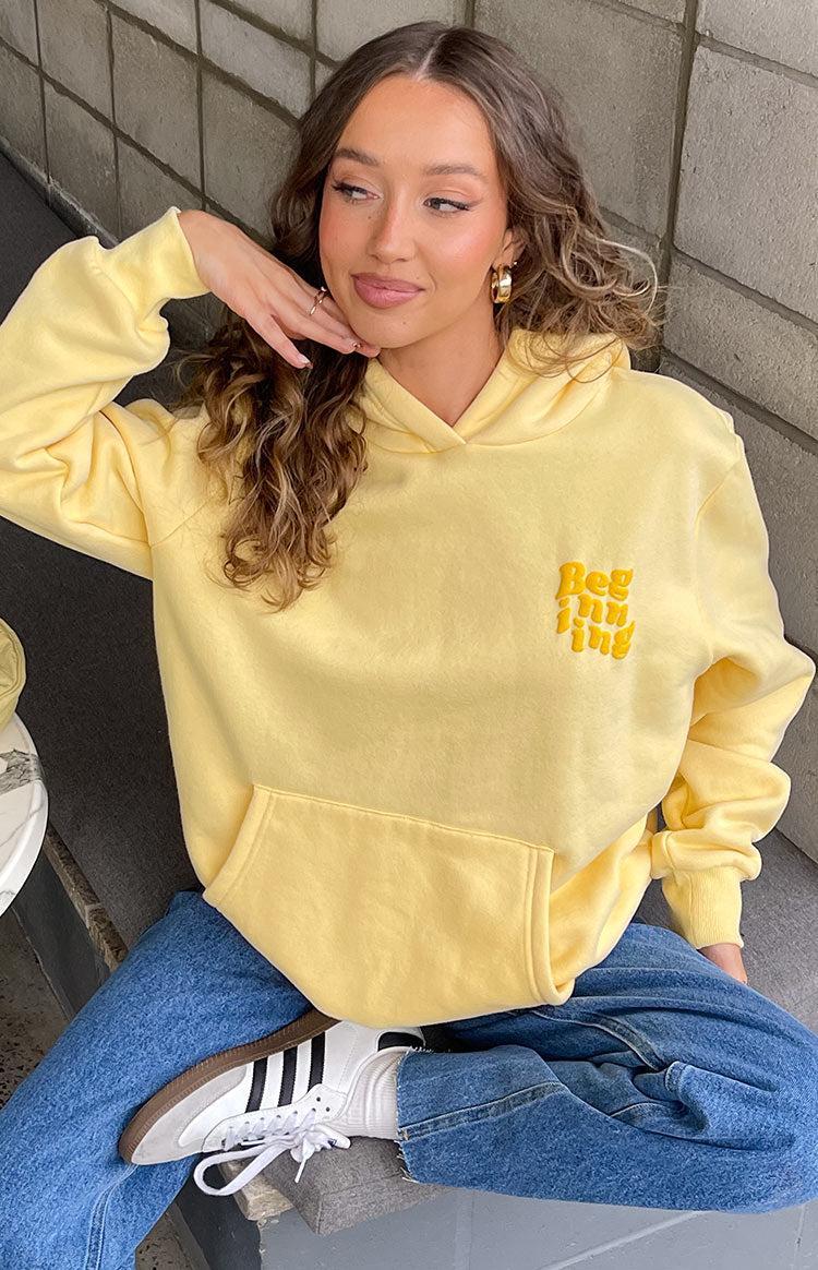 Beginning Yellow Snuggle Bubble Hoodie Product Image