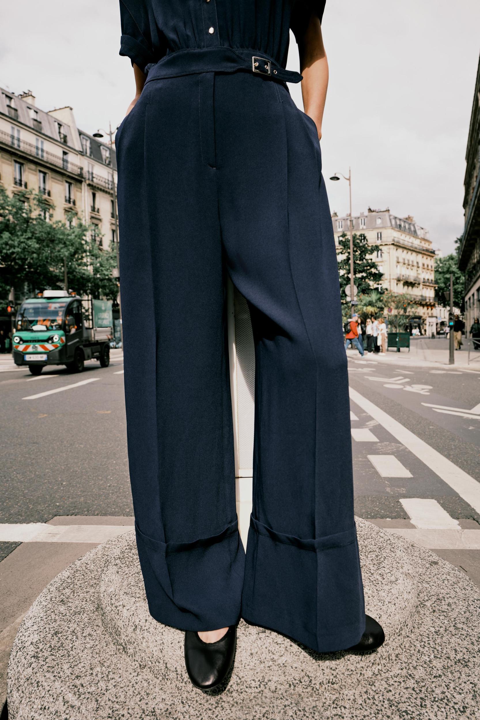 LONG CREPE JUMPSUIT Product Image