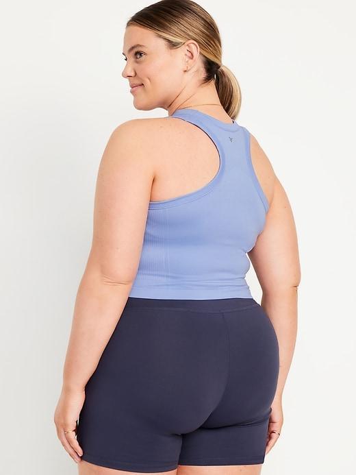 Fitted Seamless Crop Tank Top Product Image