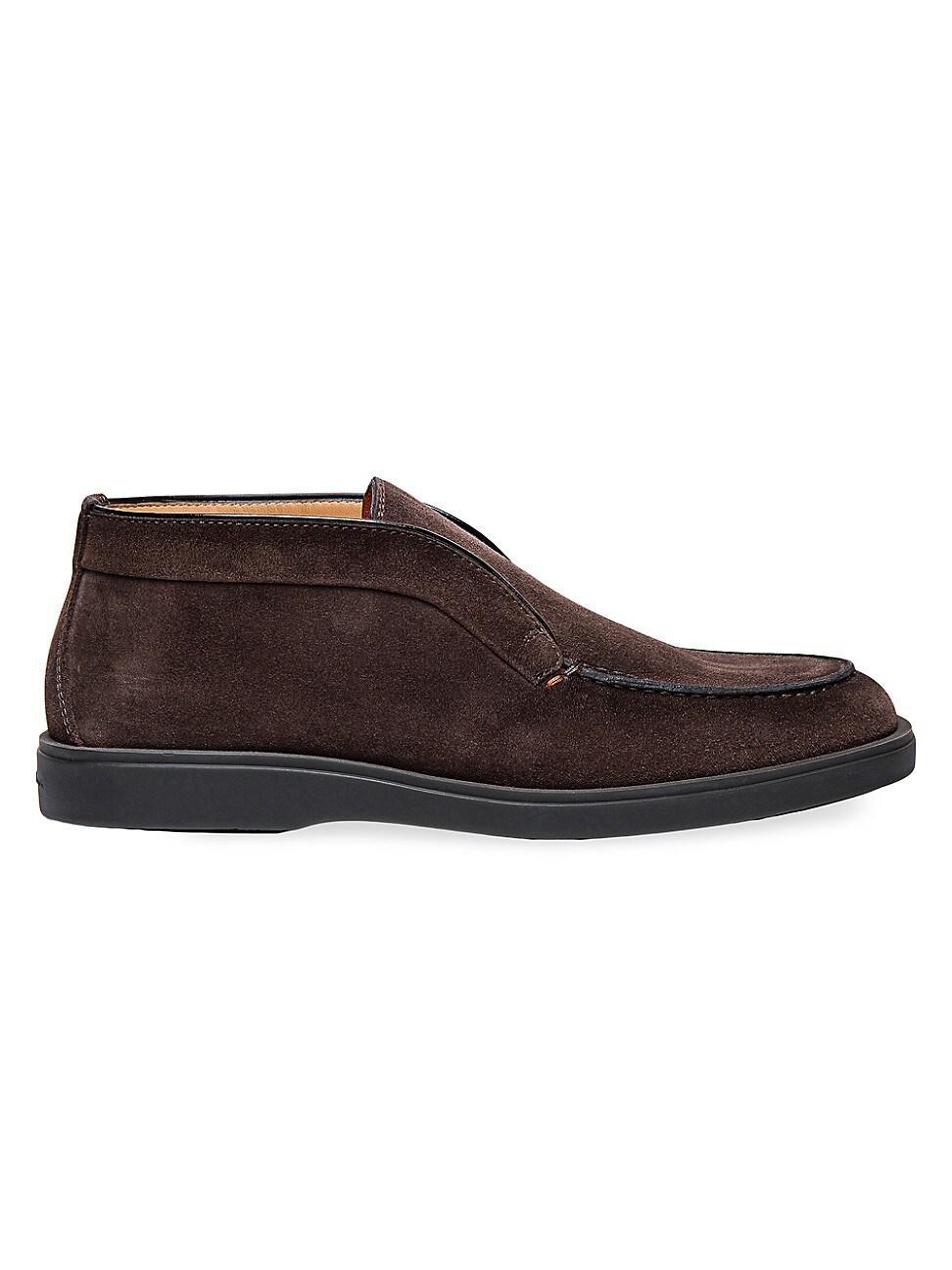 Mens Suede Slip-On Chukka Boots Product Image