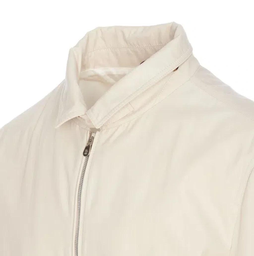 BRUNELLO CUCINELLI Man Jacket White Size 38 Cotton, Nylon Product Image