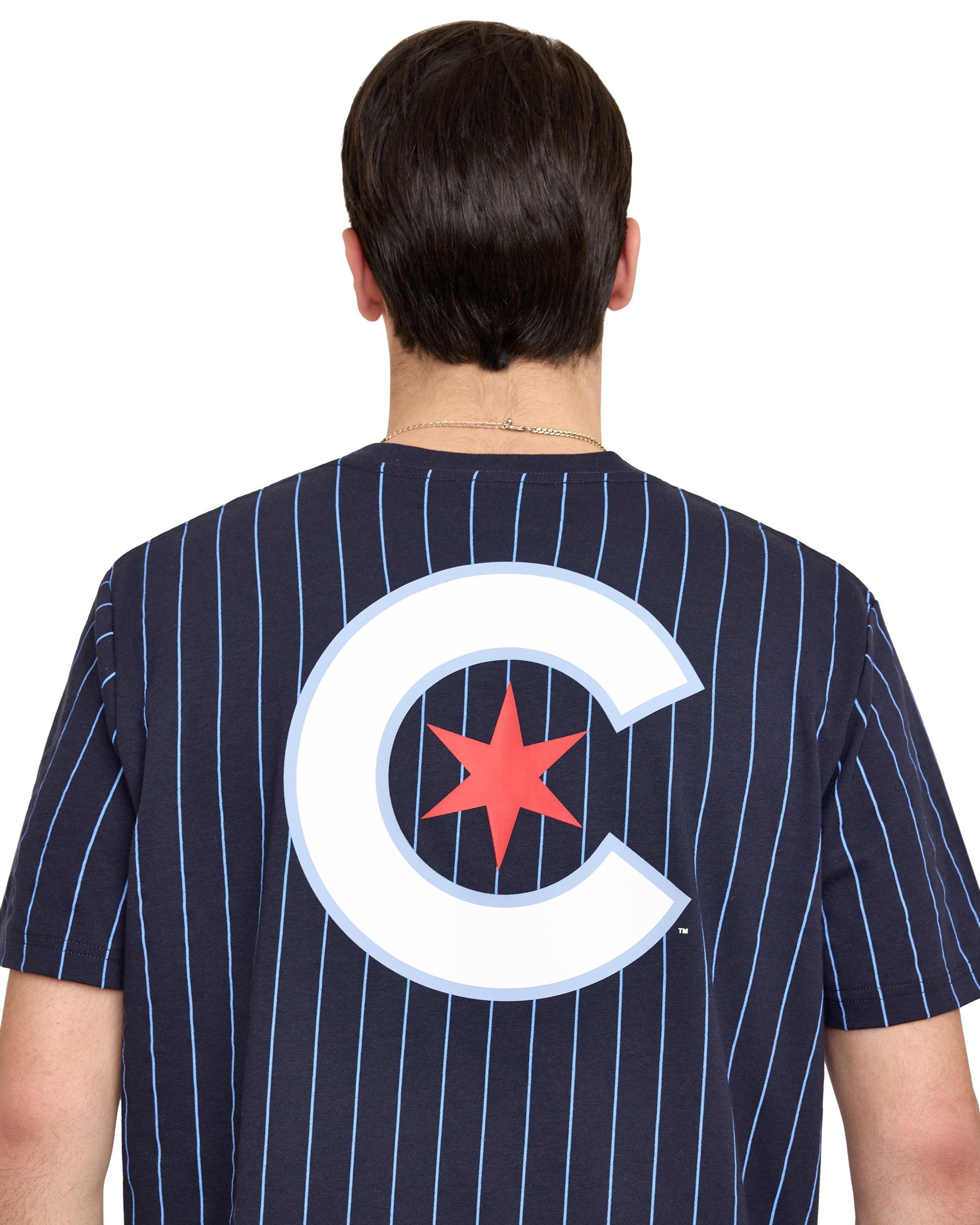 San Diego Padres Throwback Pinstripe T-Shirt Male Product Image