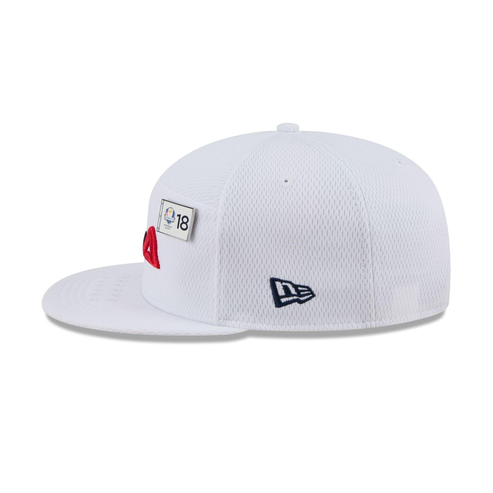 2025 Ryder Cup Team USA White Split Panel 9FIFTY Snapback Hat Male Product Image