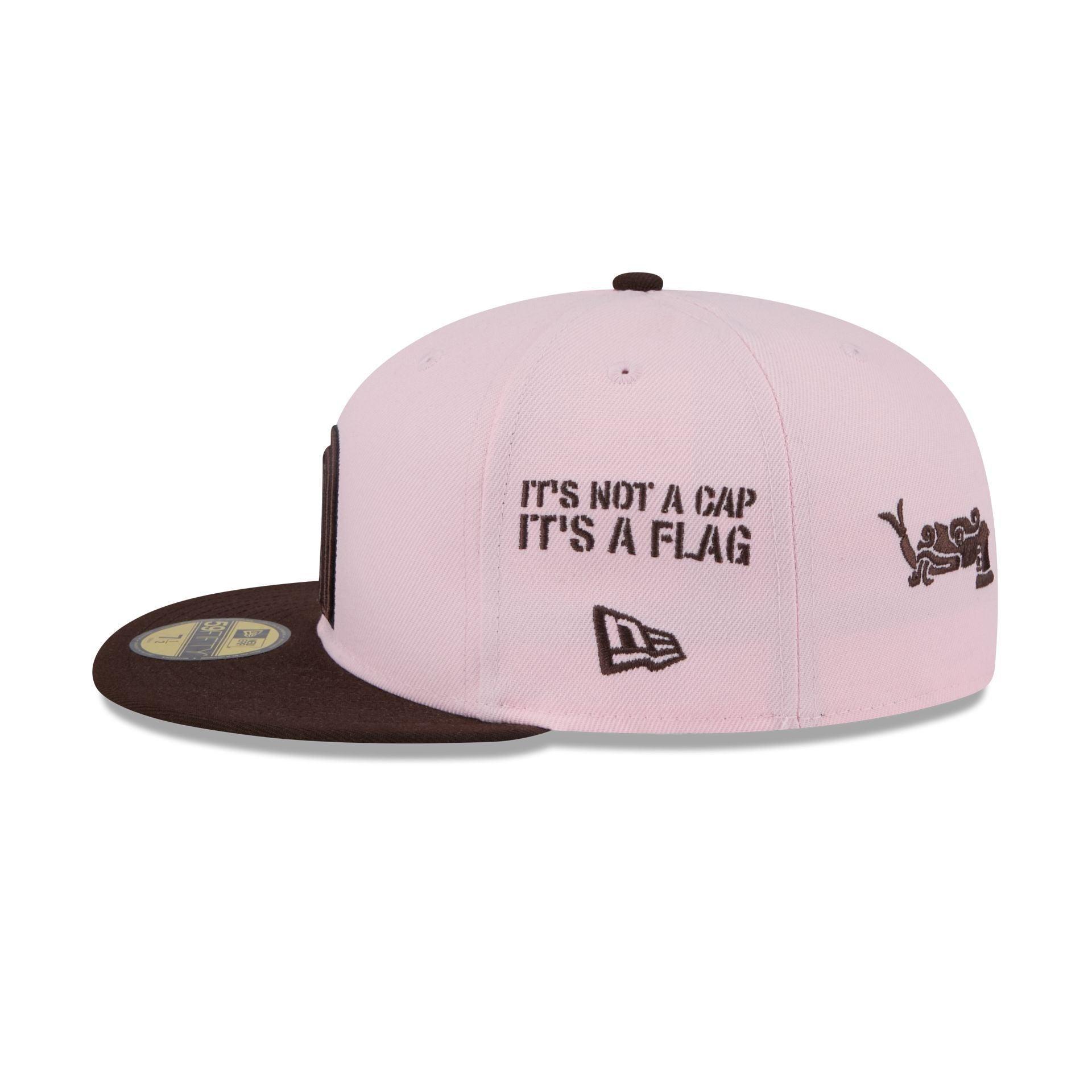 Mexico Baseball New Era Anniversary Logos Pink 59FIFTY Fitted Hat Male Product Image