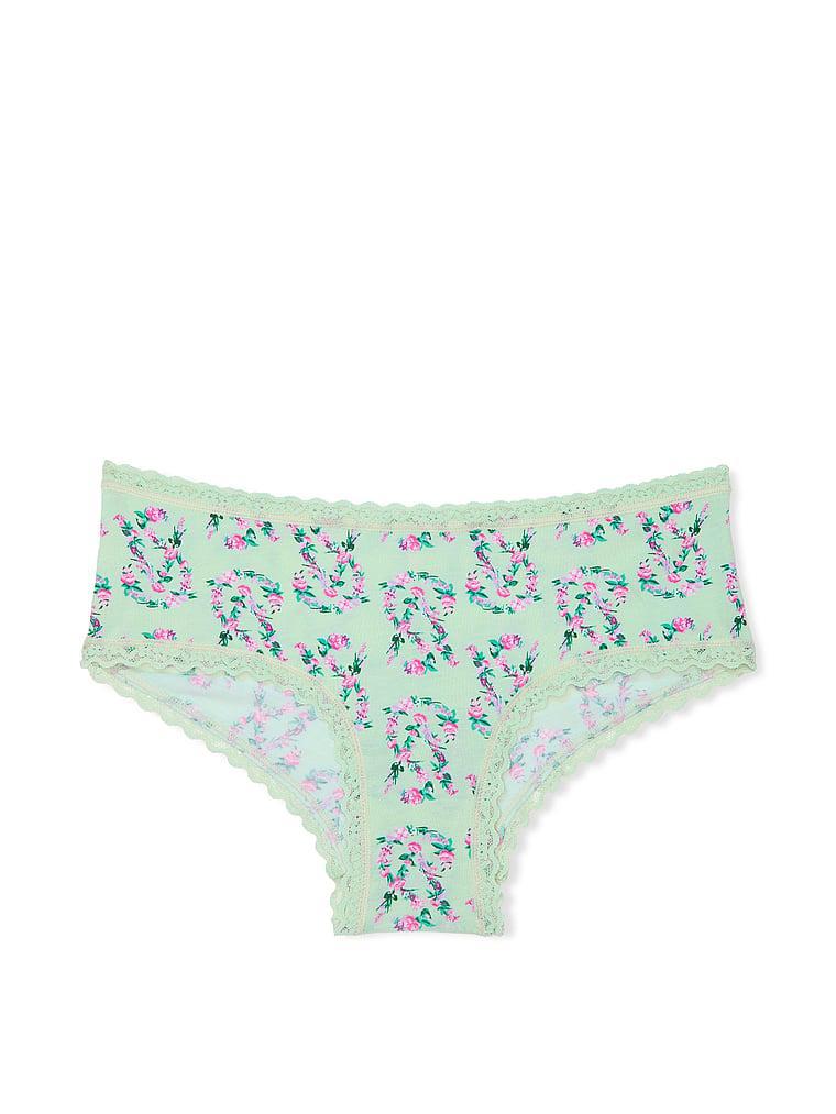 Cotton Lace-Waist Cheeky Panty Product Image