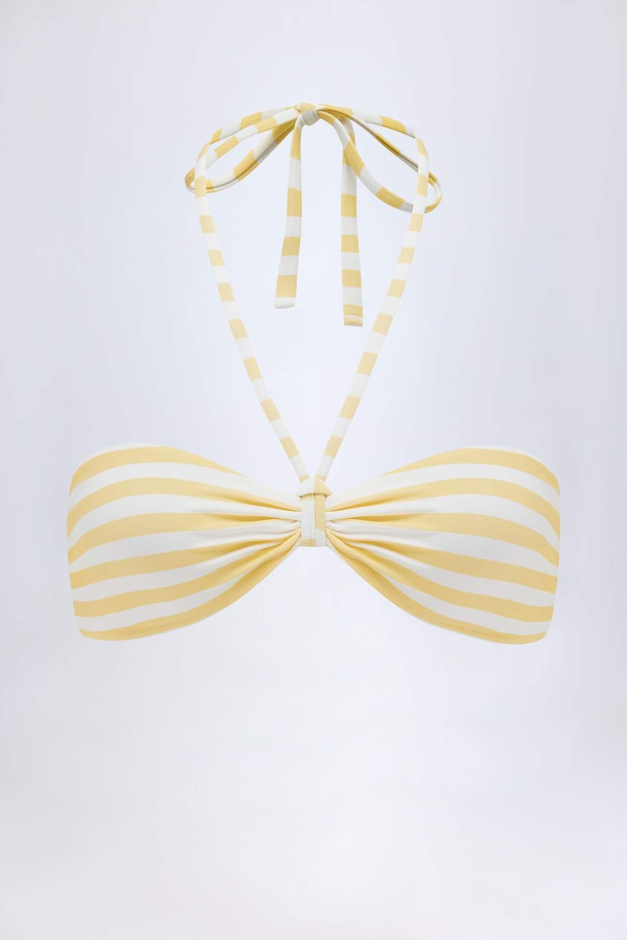 Multiway Bikini Top in Lemon Product Image