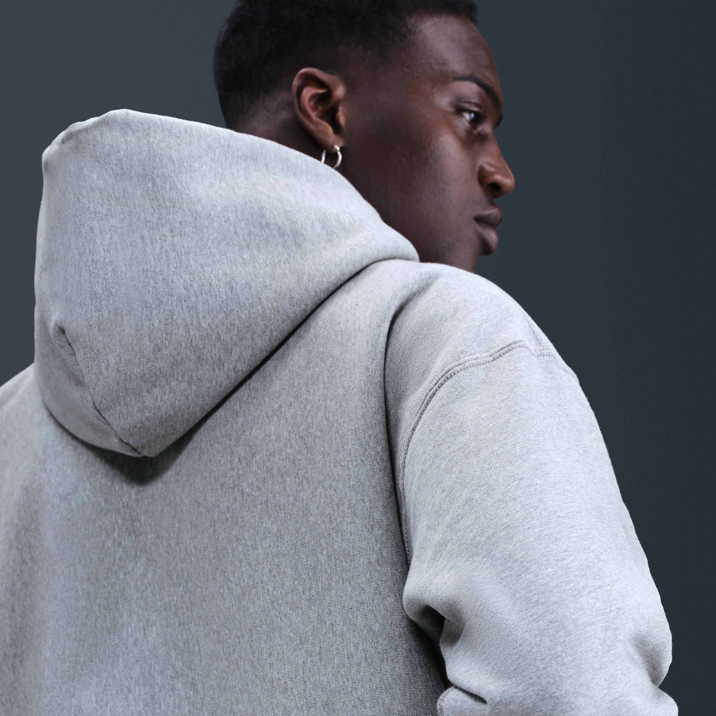 Nike Mens Solo Swoosh Full-Zip Fleece Hoodie | HV1084-063 Product Image