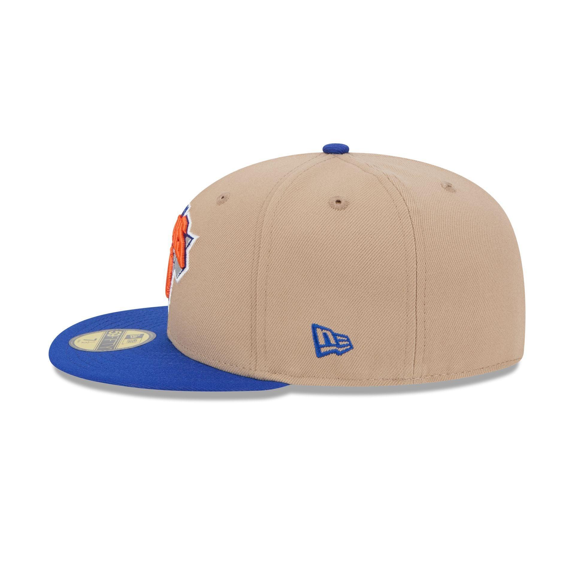 New York Knicks Camel 59FIFTY Fitted Hat Male Product Image