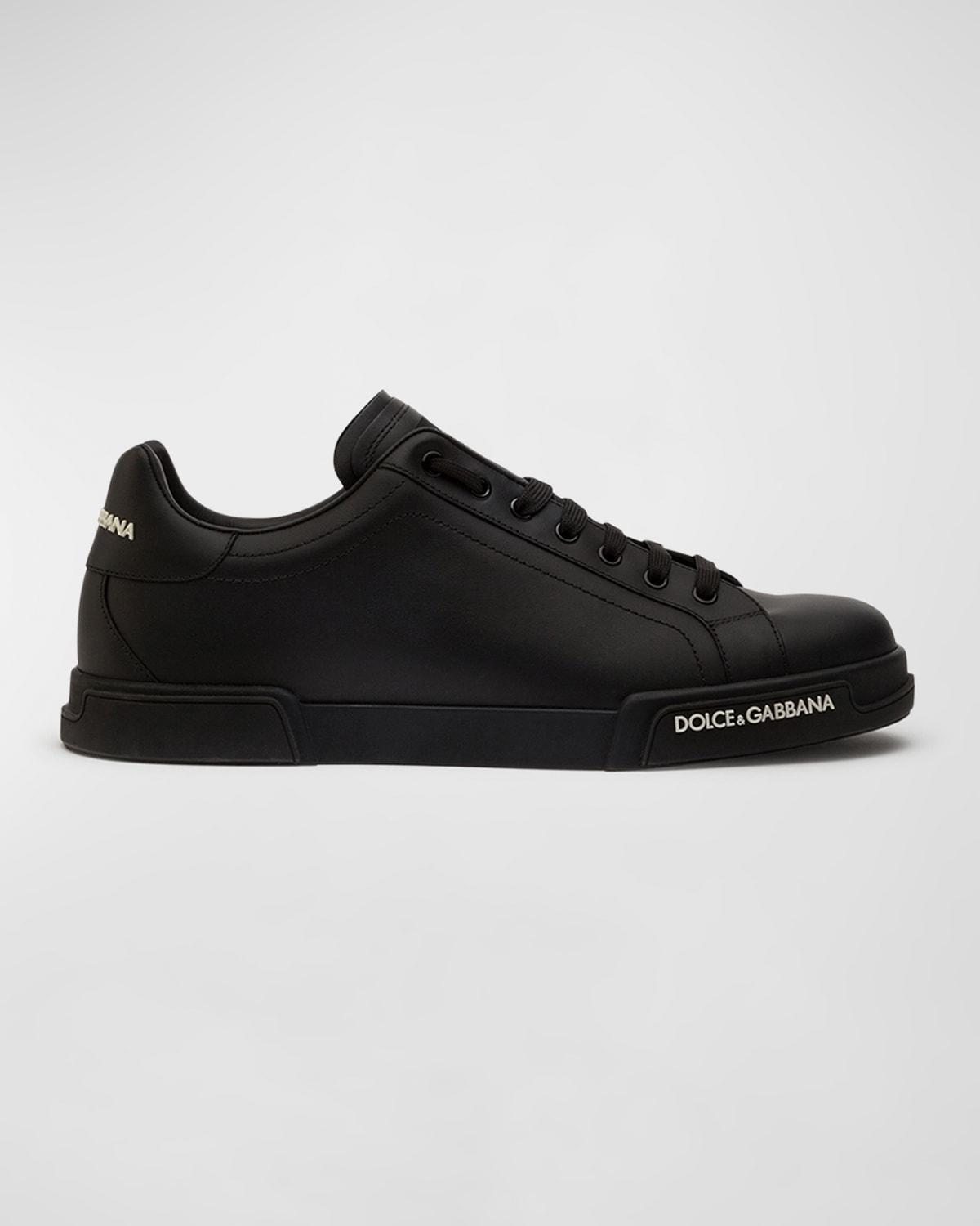 Mens Portofino Leather Sneakers Product Image