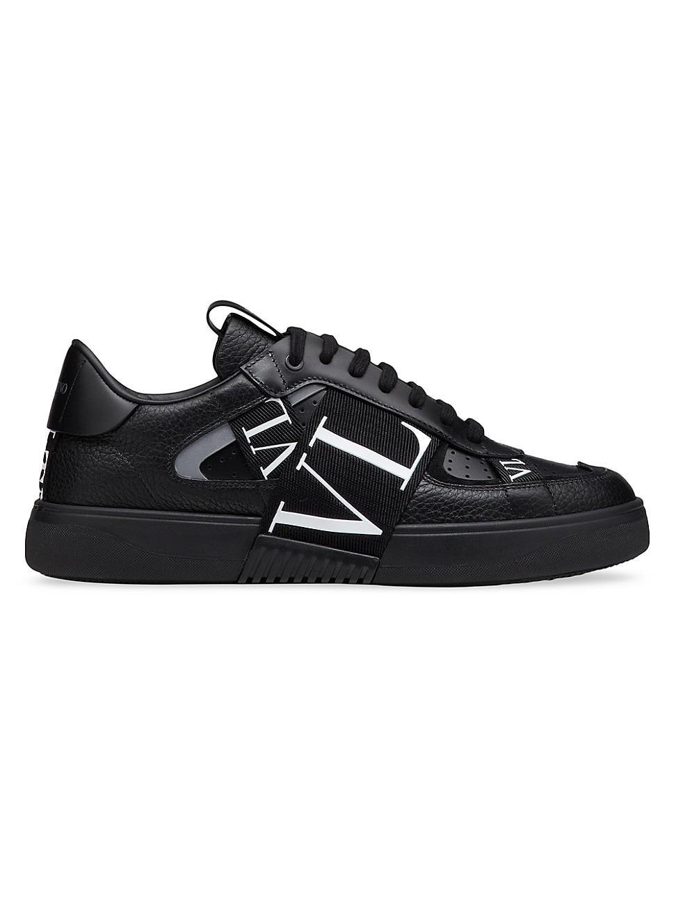 Mens Low-Top Calfskin VL7N Sneakers With Bands Product Image