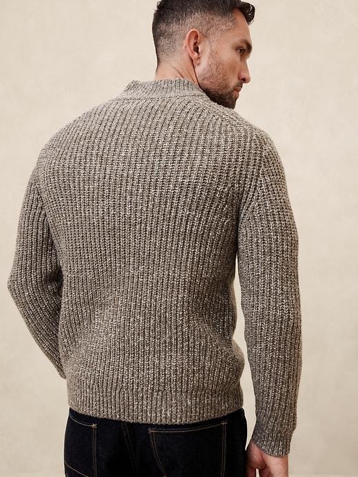 Marled Half-Zip Sweater Product Image