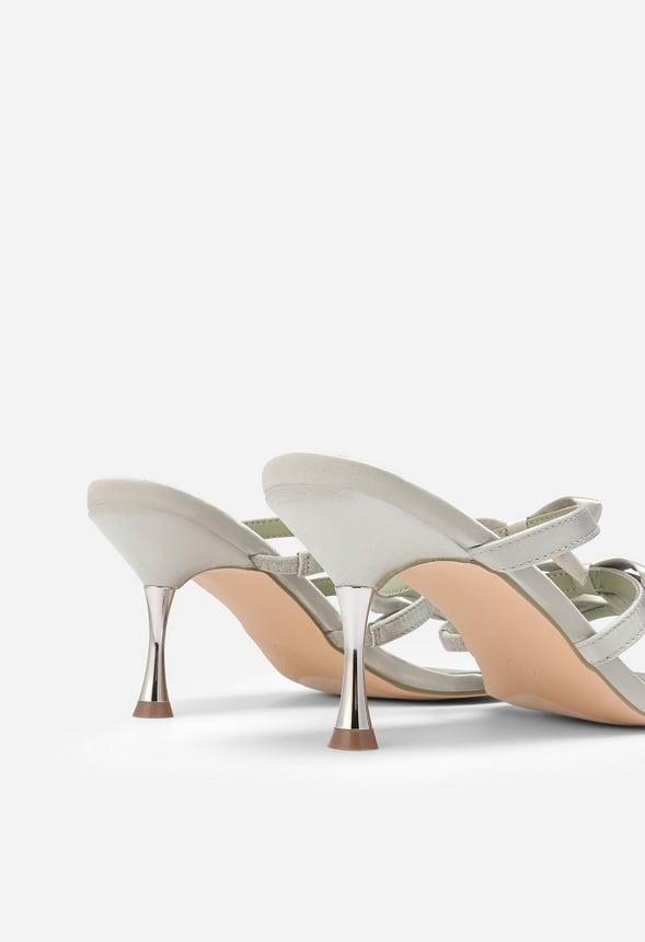 Strappy Bow Slide Sandals Product Image