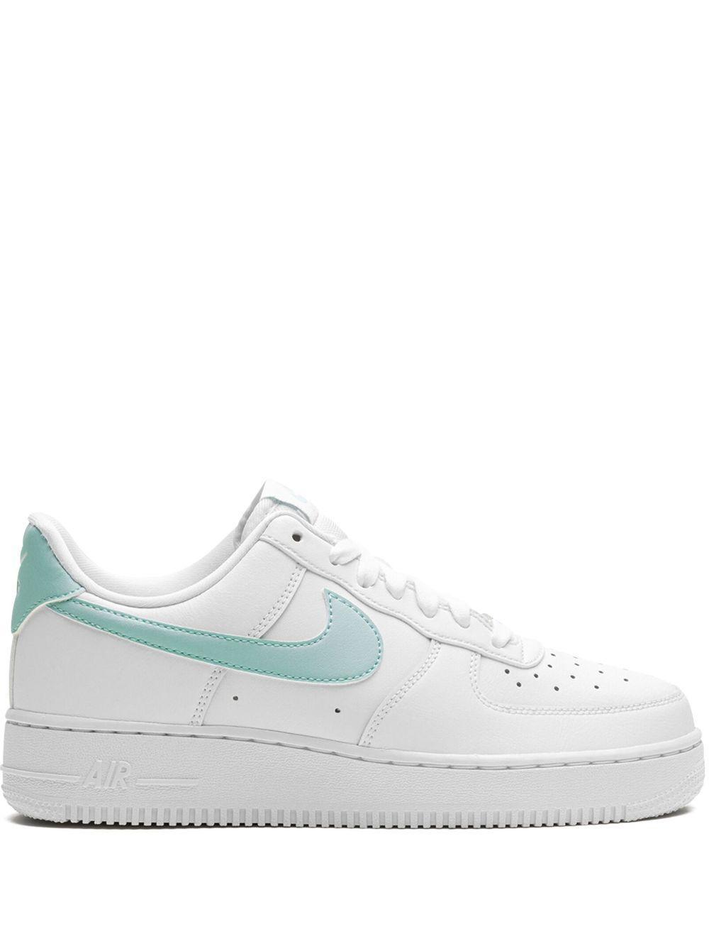 NIKE Air Force 1 Leather Sneakers In Weiss Product Image