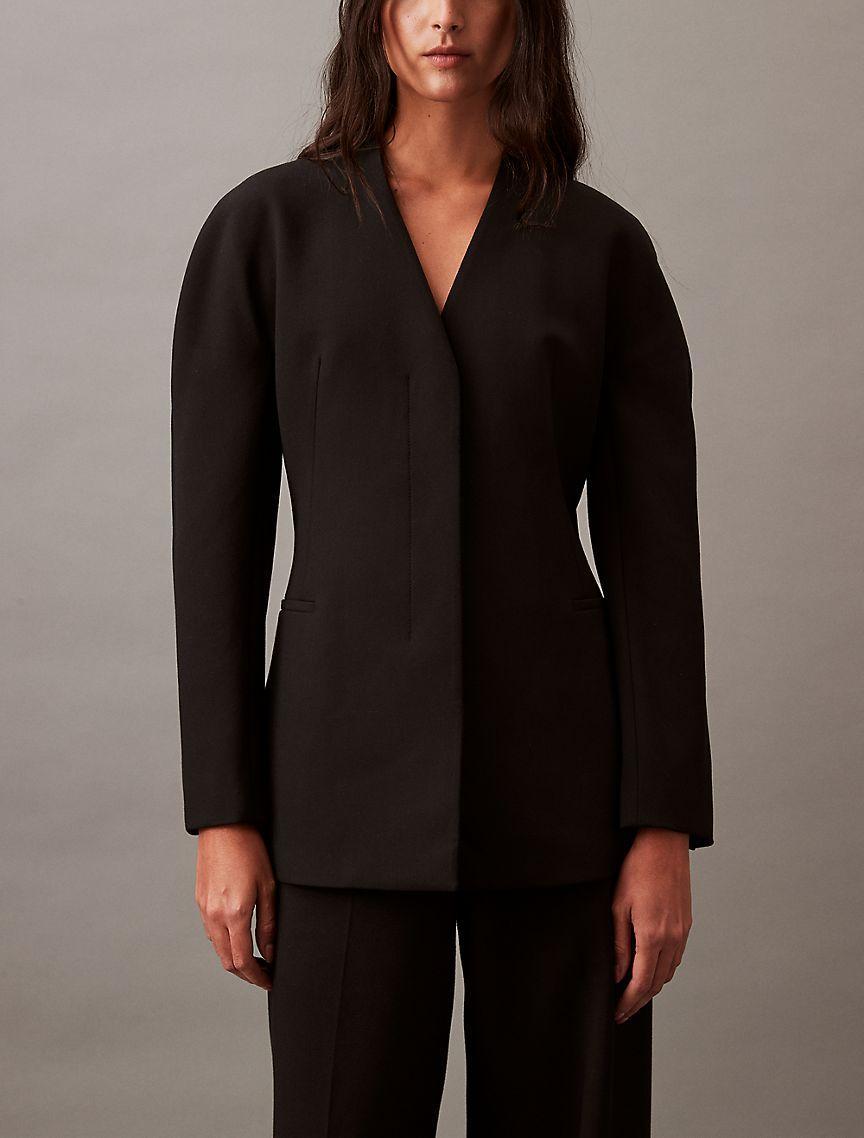 Structured Stretch Blazer Product Image