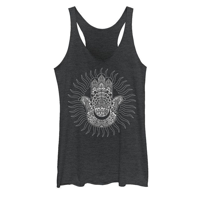 Juniors' Hamsa Moon Sun Geometric Design Graphic Tank Top, Girl's,  Product Image