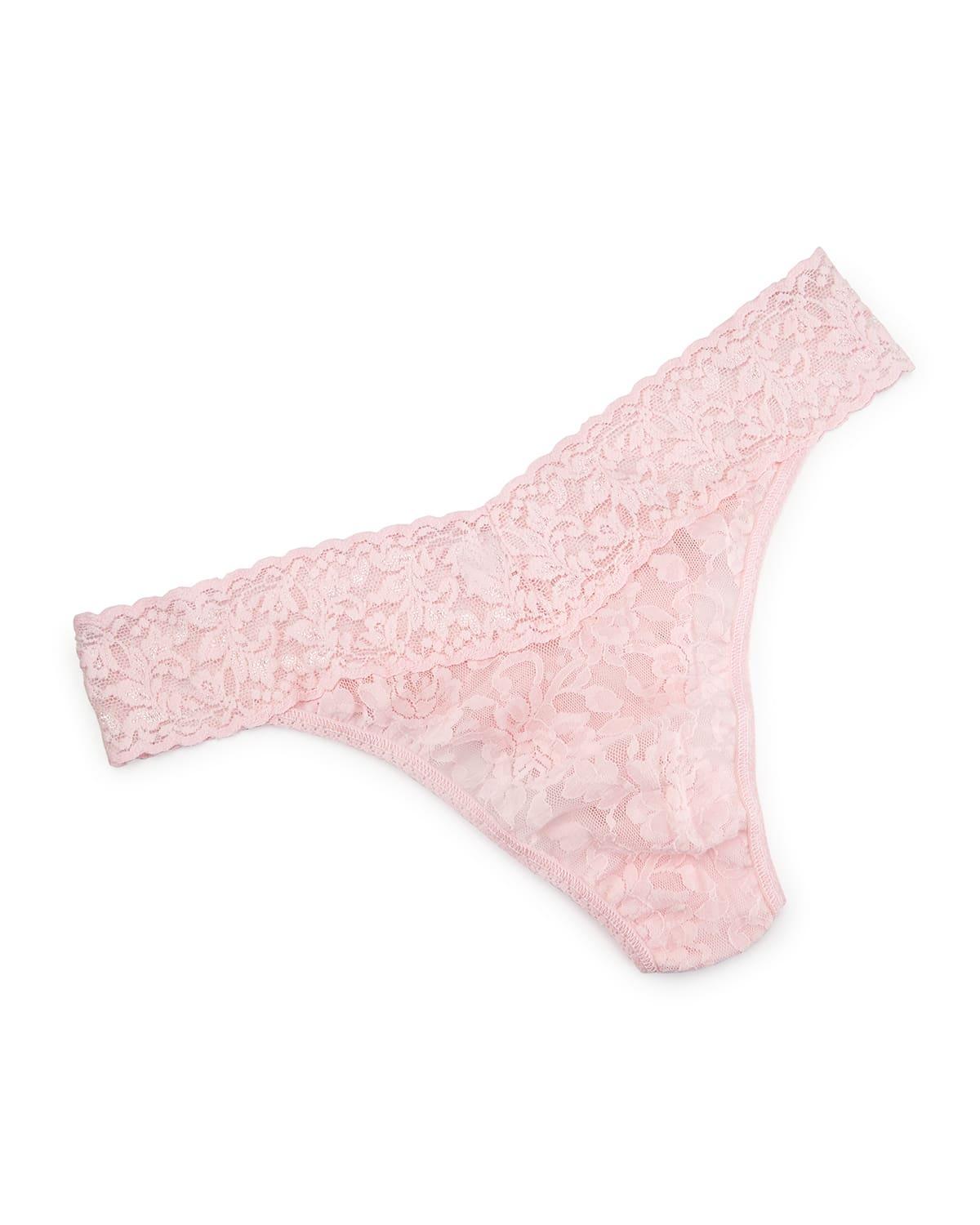 Signature Lace Original Rise Thong Product Image