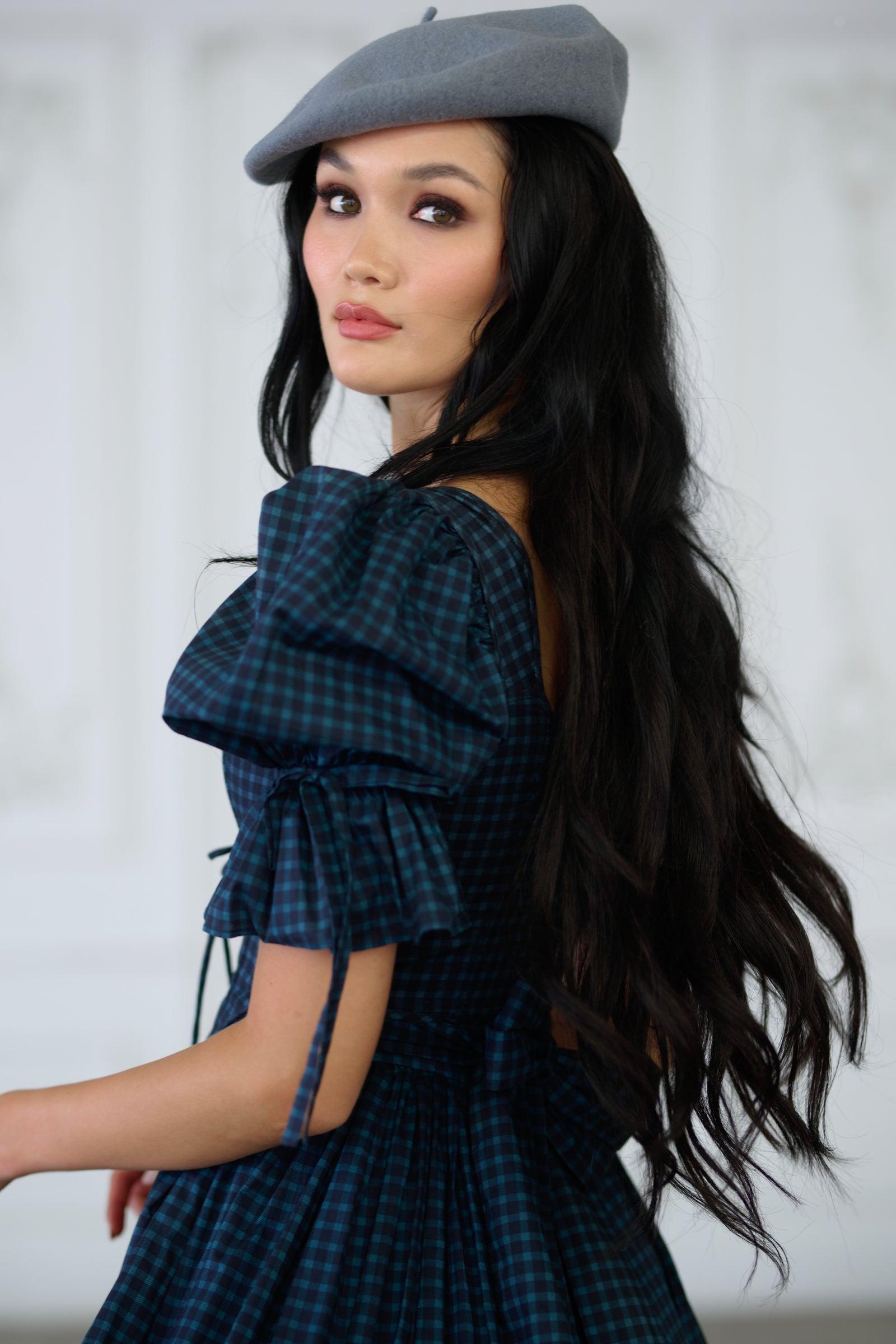 The Farmhouse Tartan Market Dress Product Image