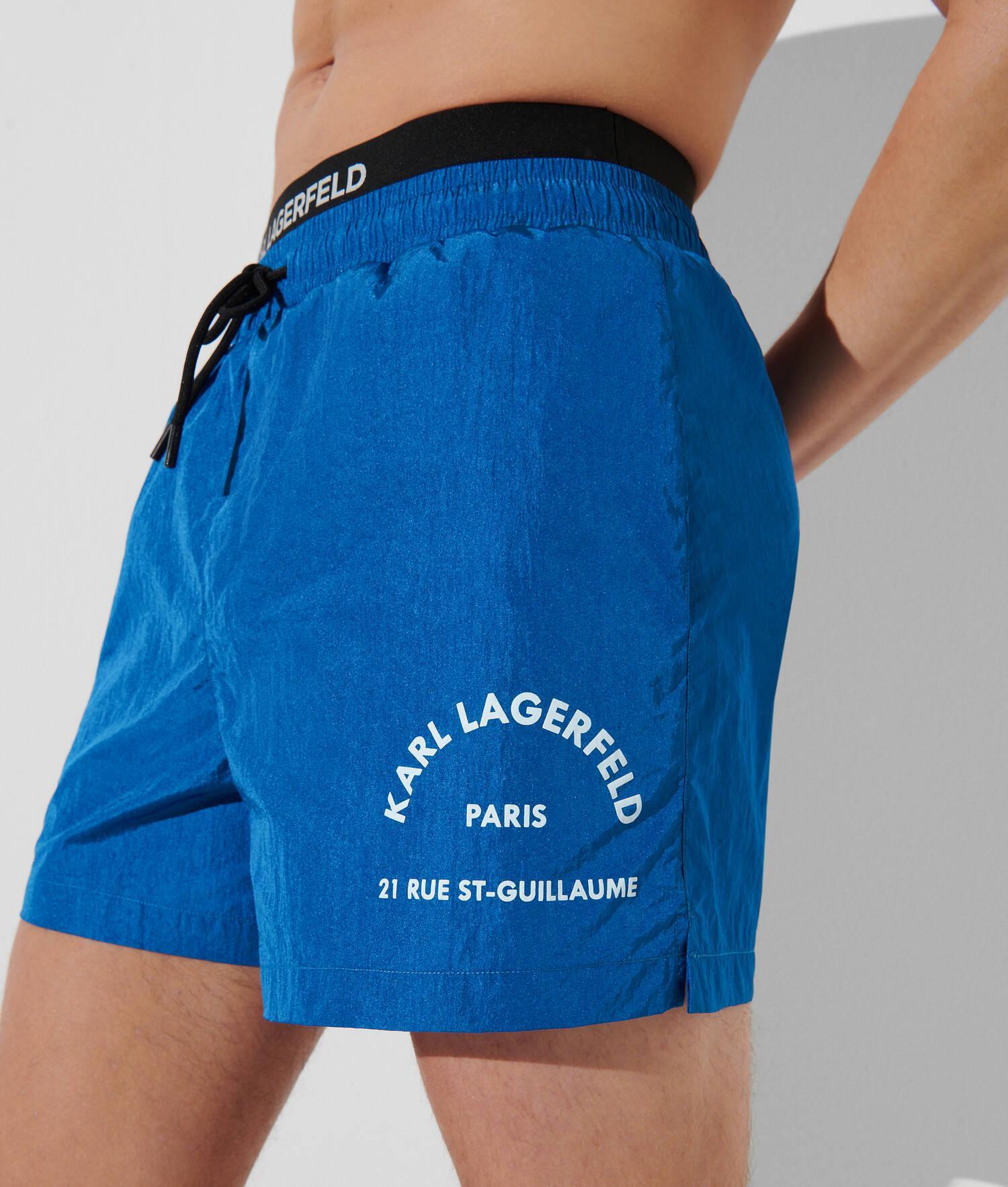 RUE ST-GUILLAUME DOUBLE WAISTBAND BOARD SHORTS Product Image