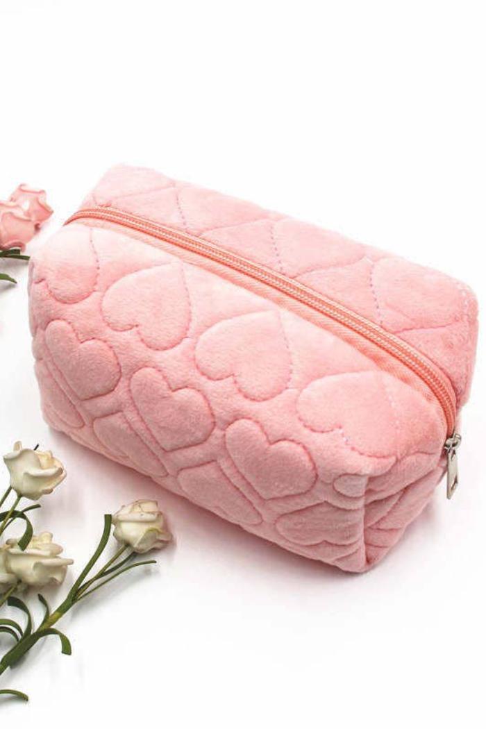 Quilted Hearts Cosmetic Bag Product Image