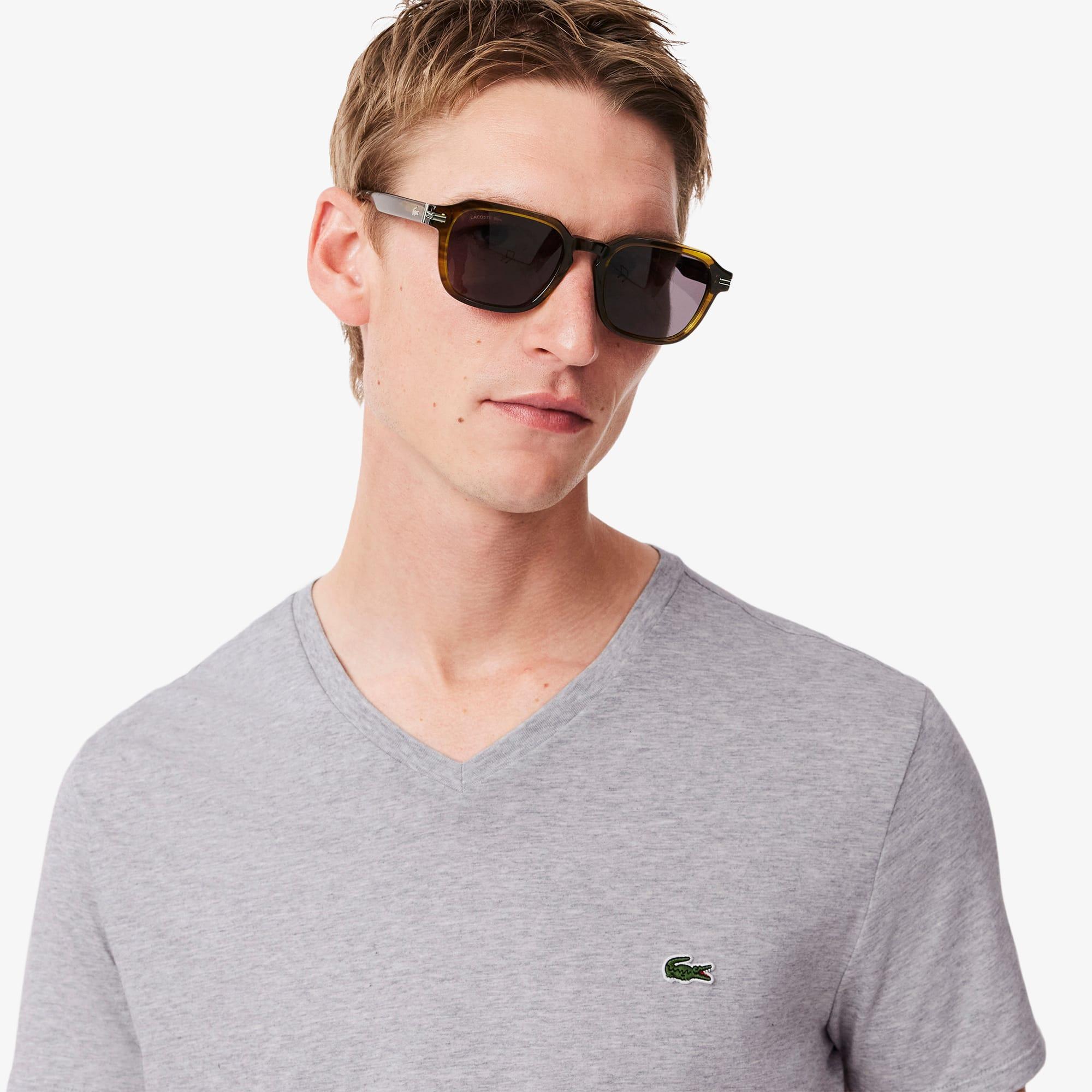Men's Lightweight Pima Cotton V-Neck T-Shirt Product Image