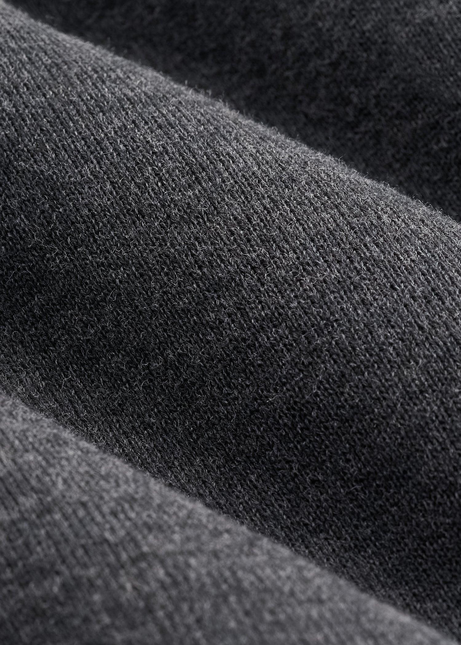 Everyday Quarter-Zip Sweater for Tall Men in Charcoal Mix Male Product Image